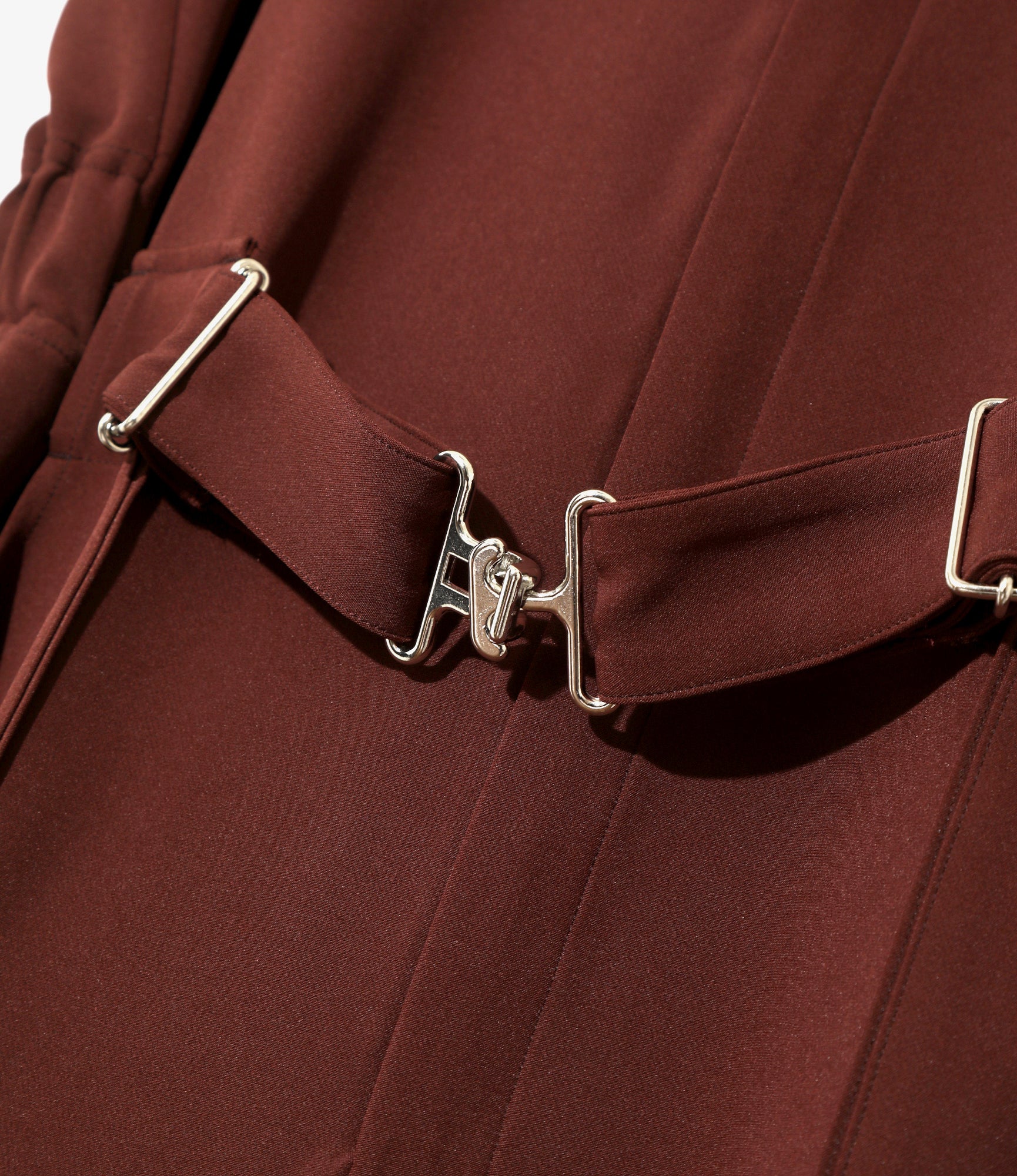 Jumpsuit - Brown - Poly Light Double Cloth