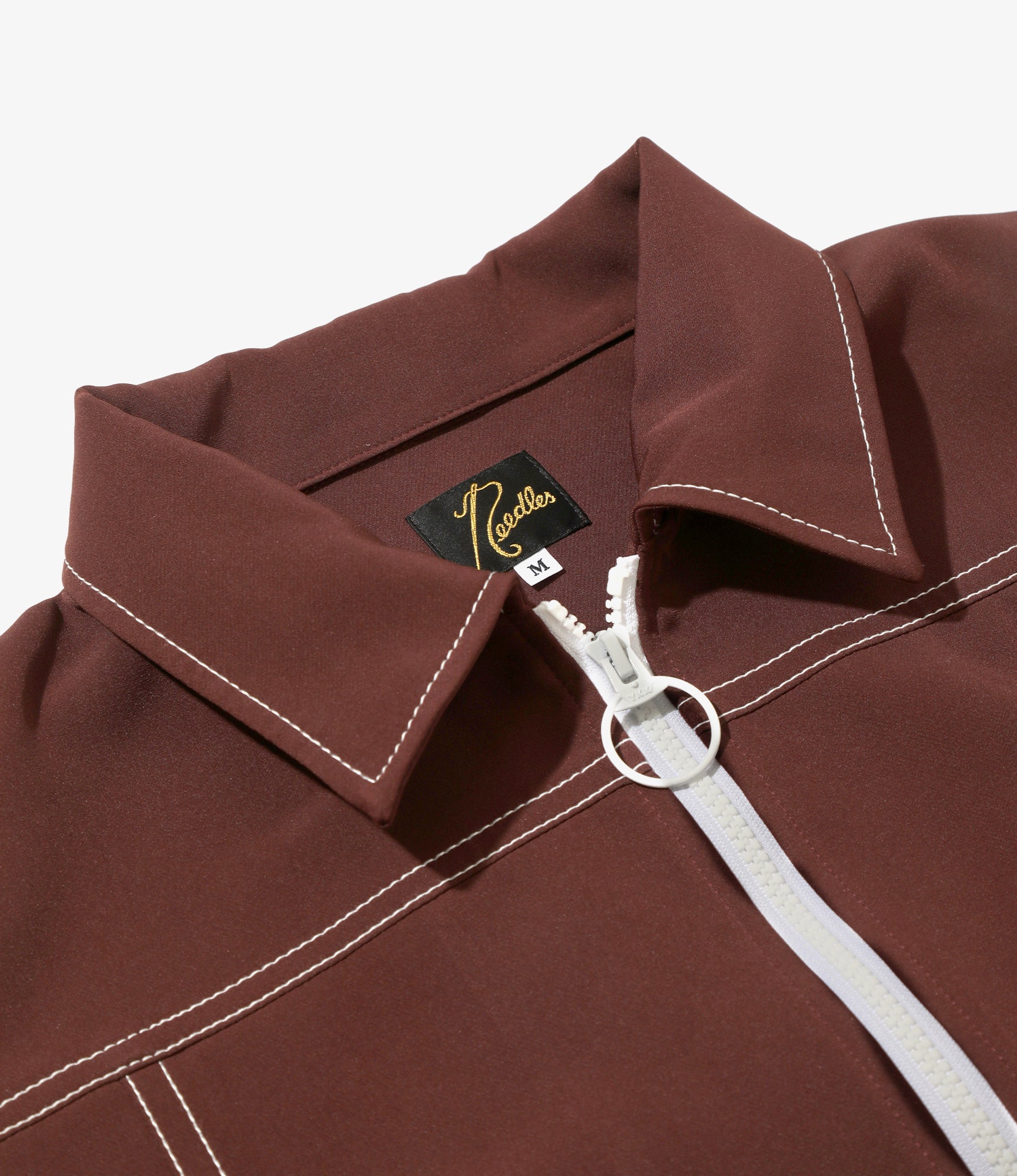 Stitched Sport Jacket - Brown - Poly Light Double Cloth