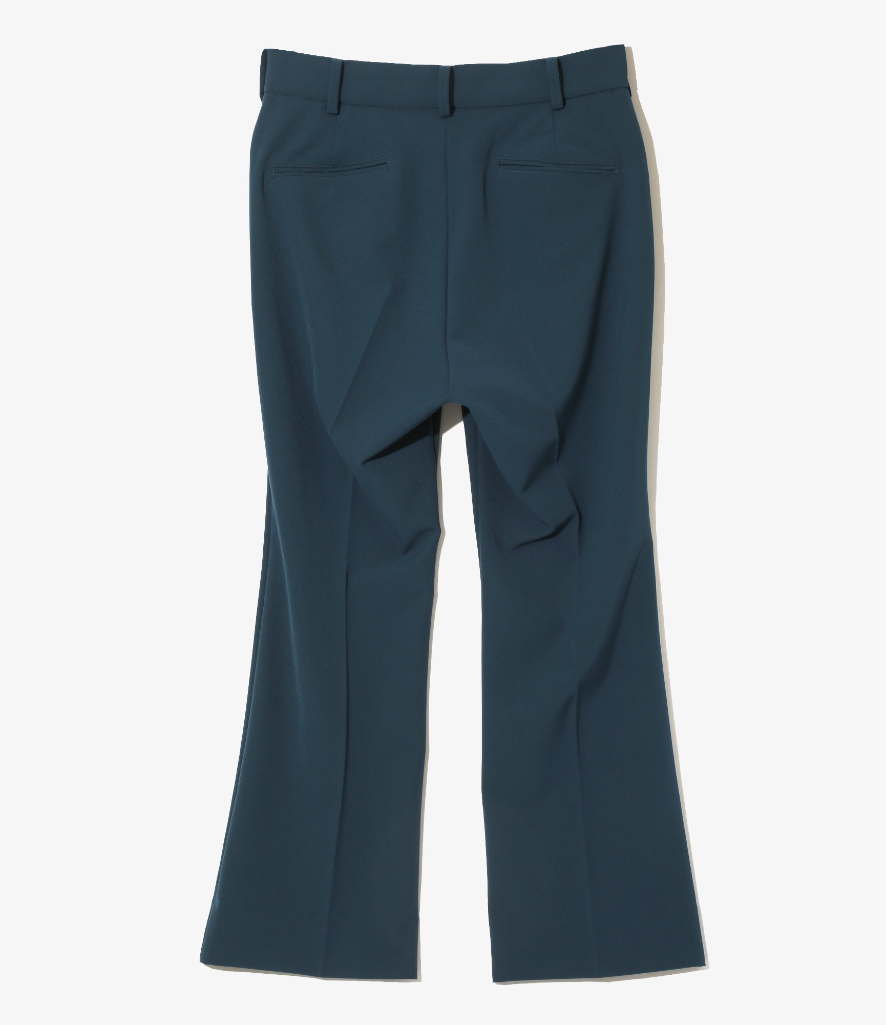 Boot-Cut Trouser - Navy - Poly Light Double Cloth