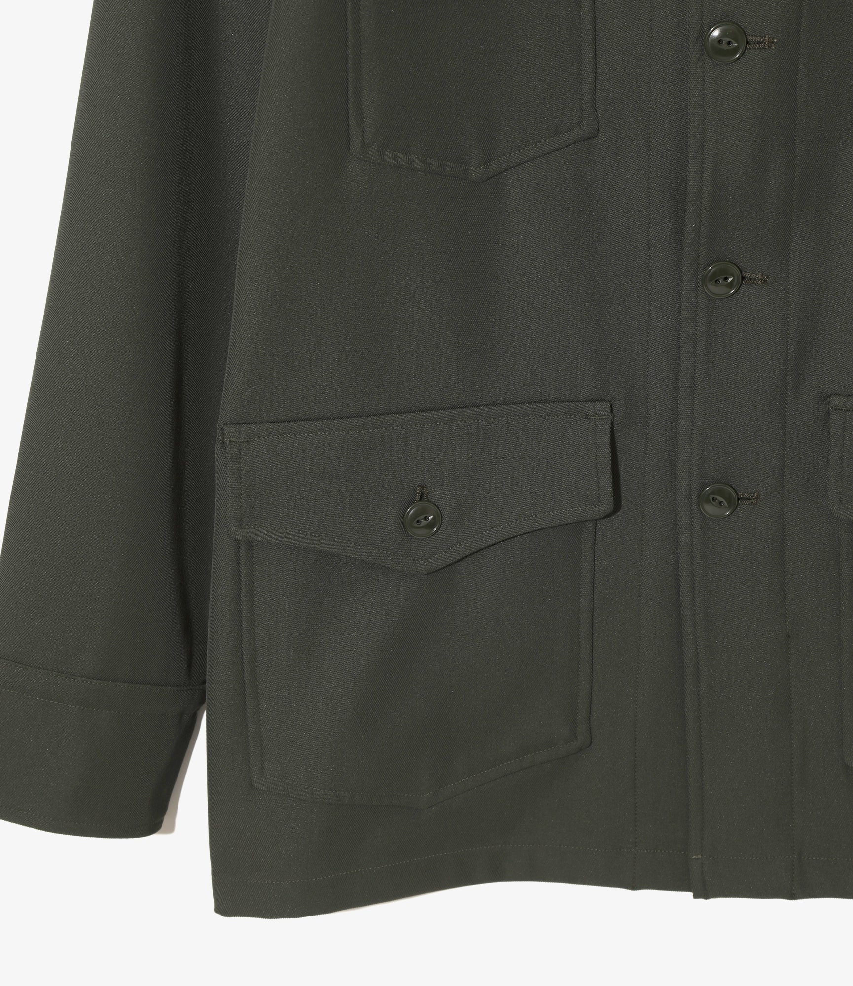 Utility Shirt - Green - Cavalry Twill