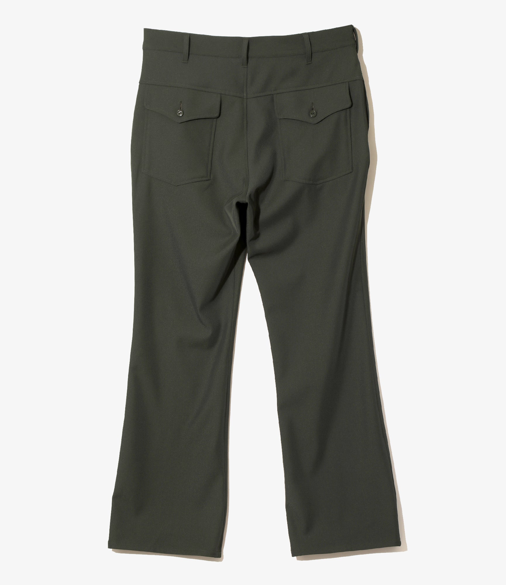 Boot-Cut Utility Pant - Green - Cavalry Twill