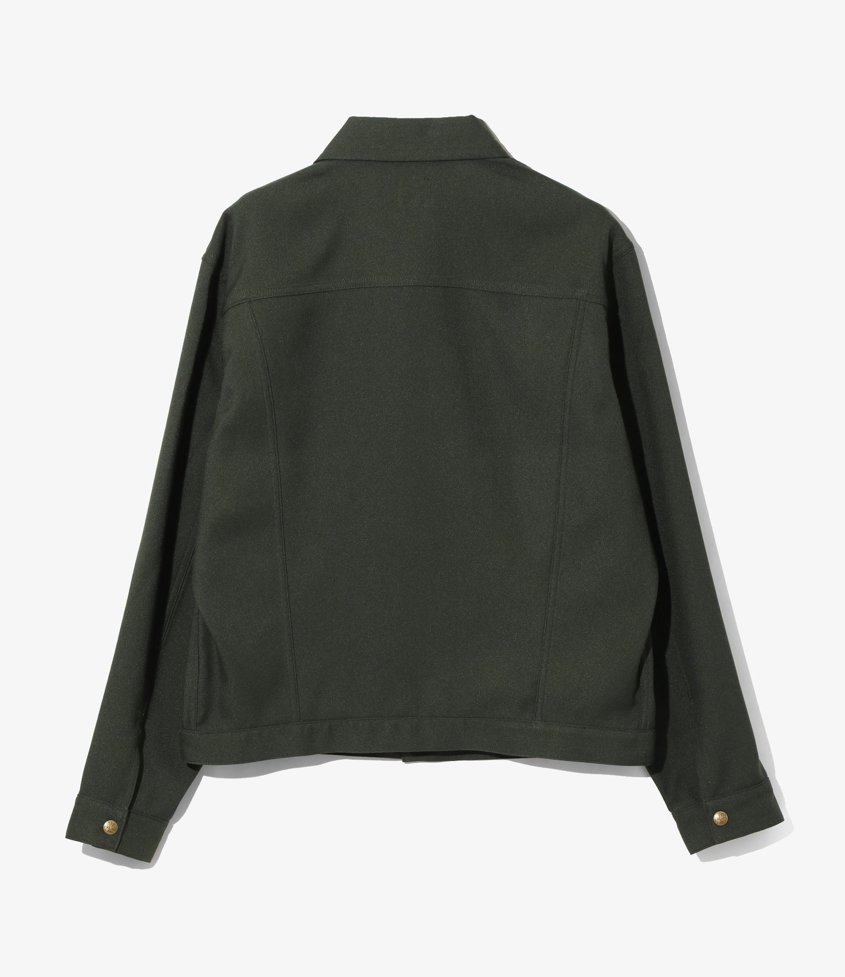 Penny Jean Jacket - Green - Poly Twill