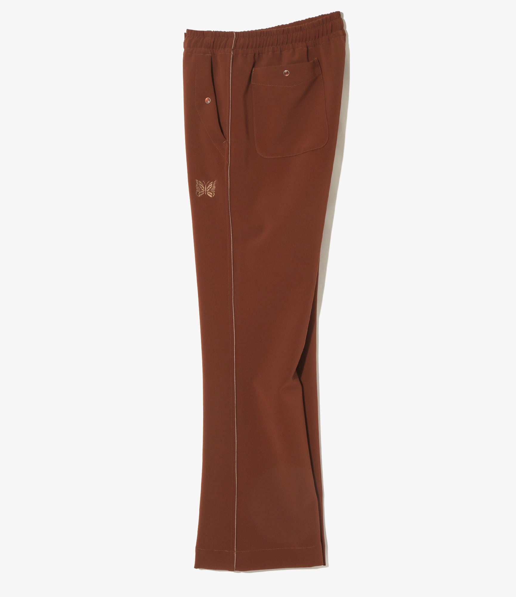 Piping Cowboy Pant - Brown - Poly Double Cloth