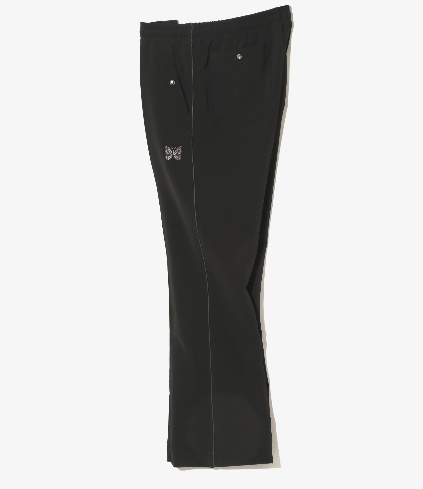 Piping Cowboy Pant - Black - Poly Double Cloth