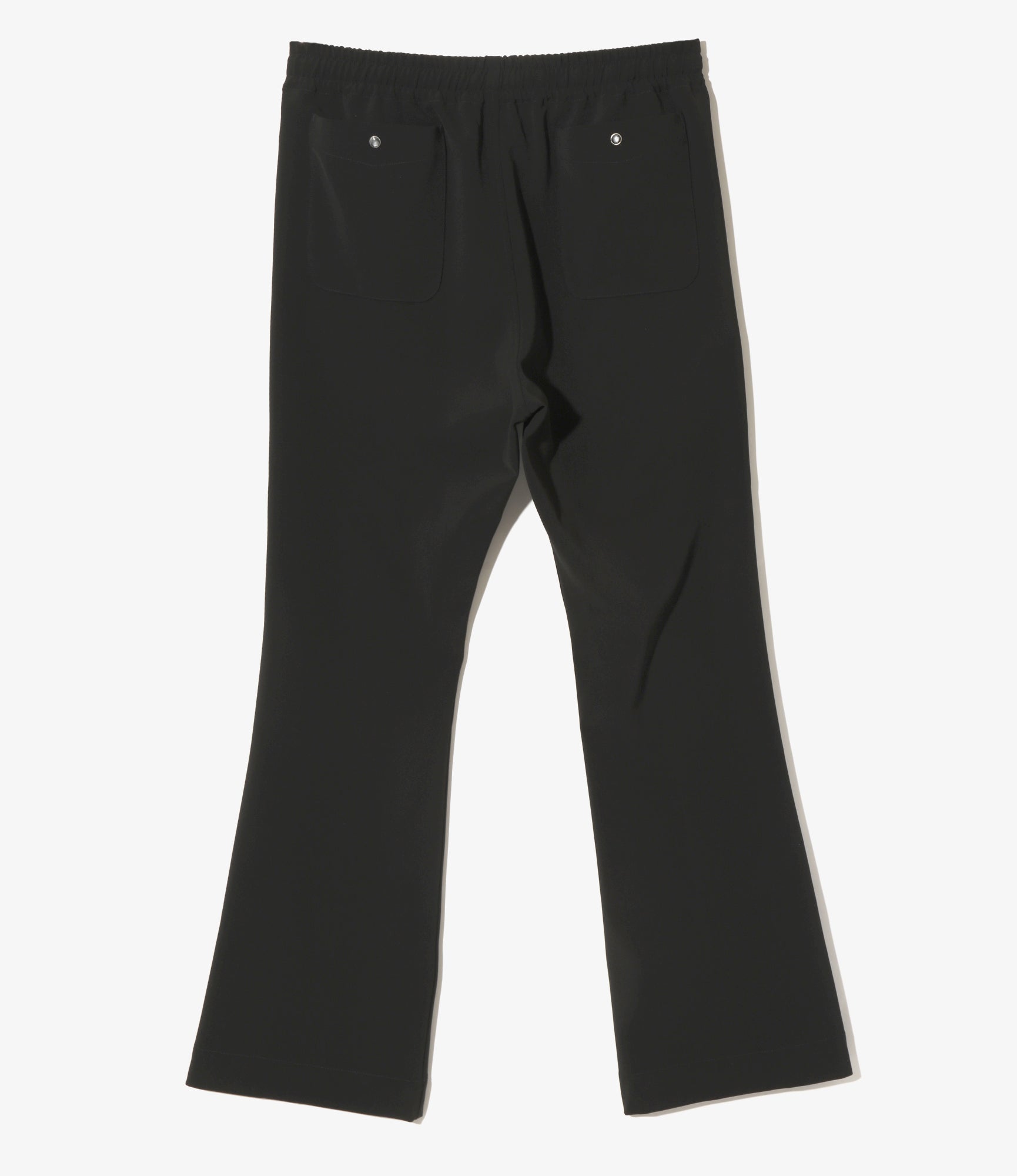 Piping Cowboy Pant - Black - Poly Double Cloth