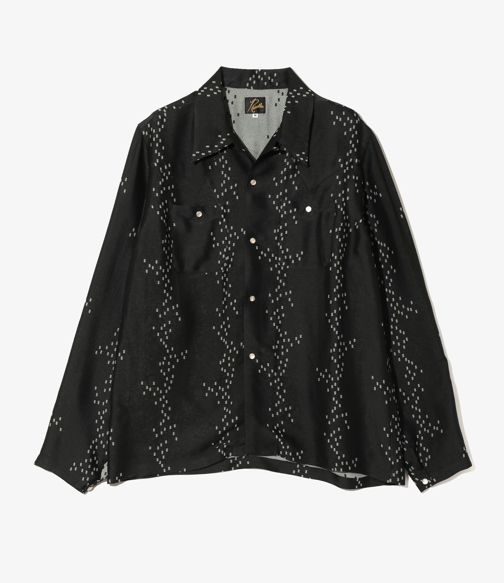 Cowboy One-Up Shirt - Off White - R/AC Square Dot Jacquard
