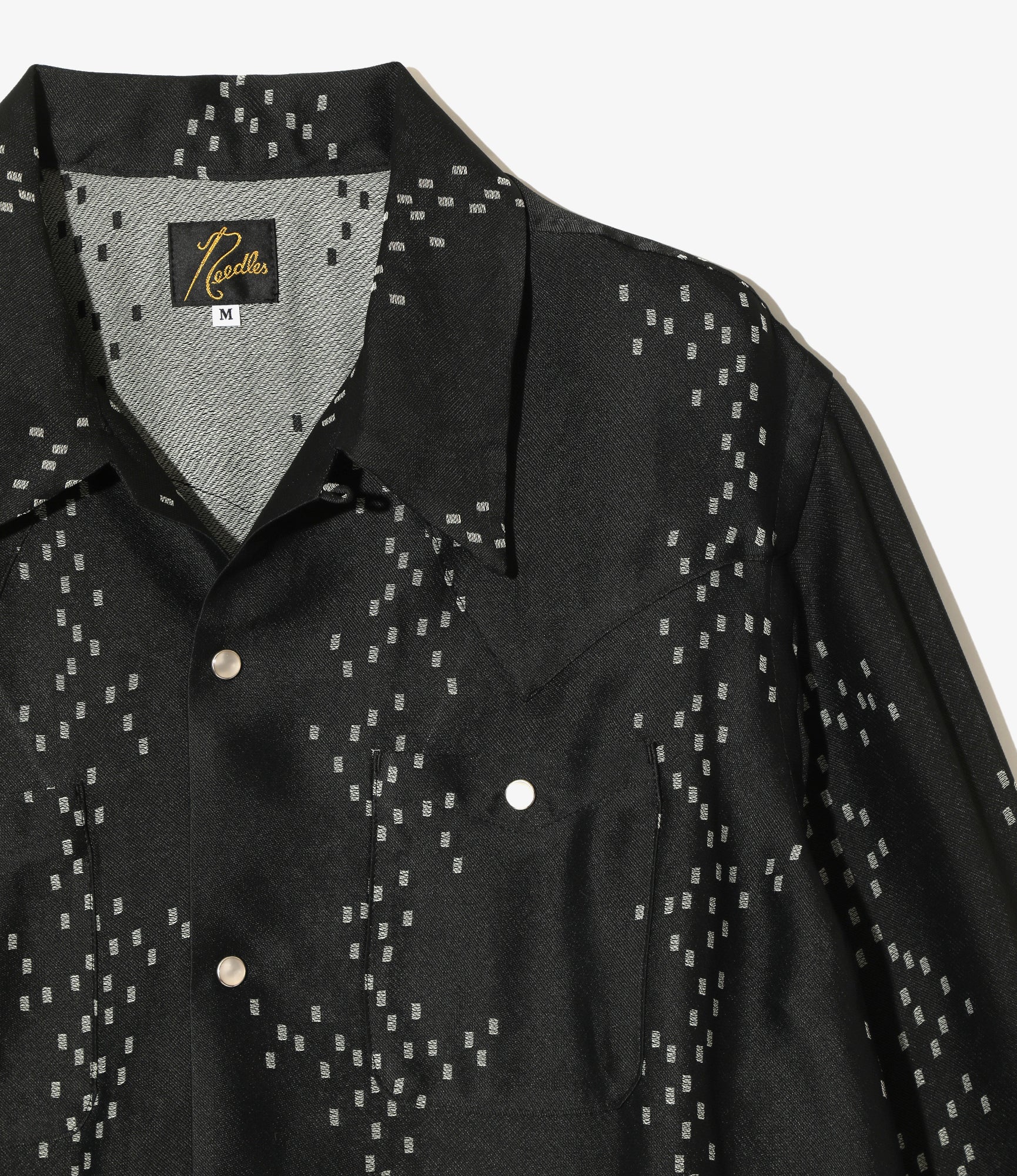 Cowboy One-Up Shirt - Off White - R/AC Square Dot Jacquard