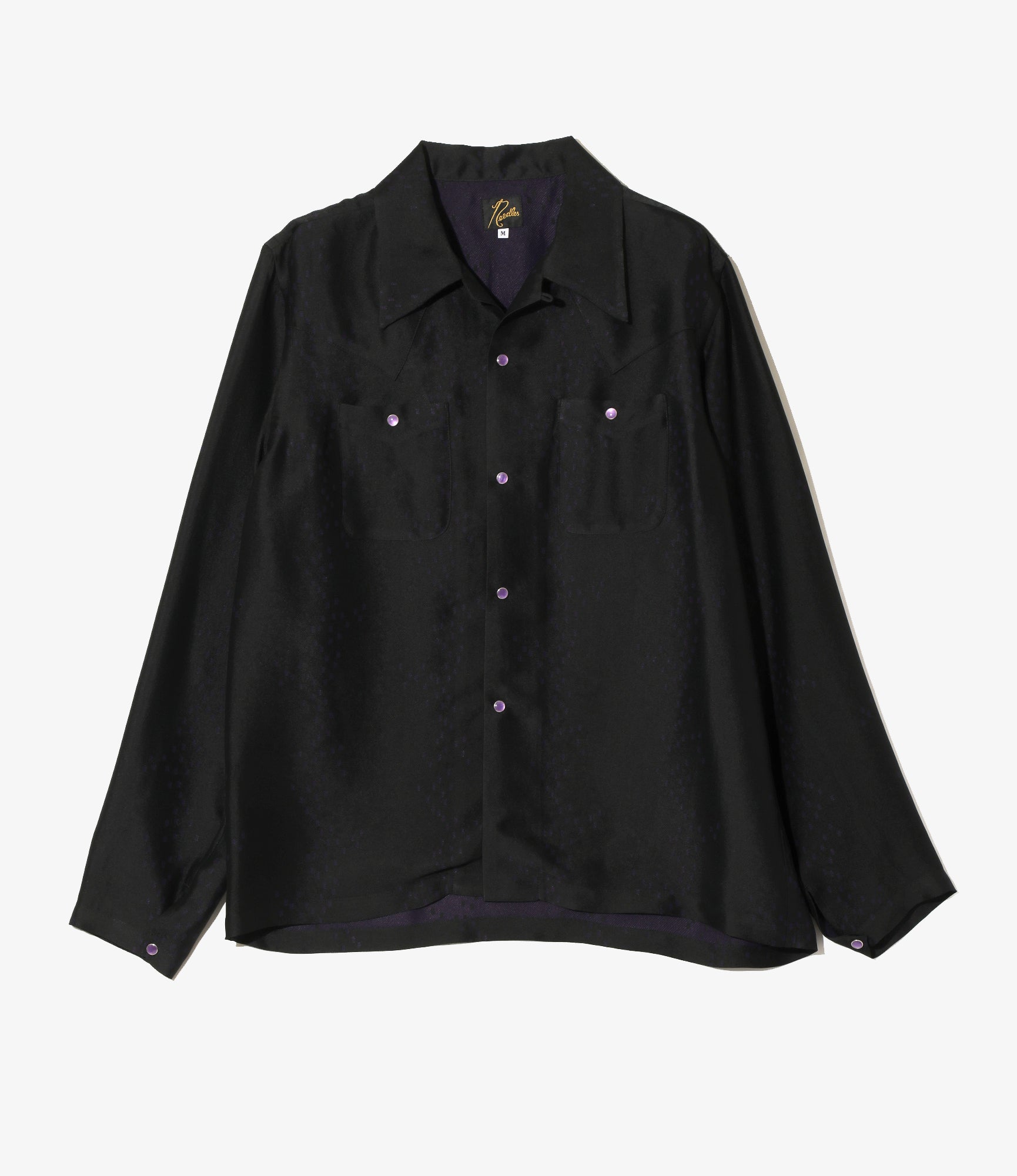 Cowboy One-Up Shirt - Purple- R/AC Square Dot Jacquard