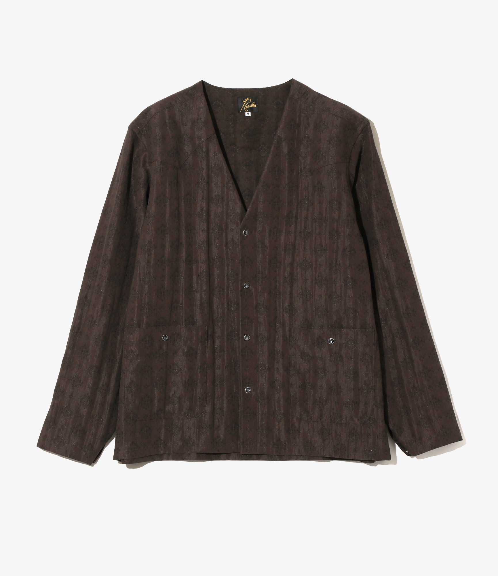 V-Neck Cowboy Shirt - Bordeaux - Bright Foulard