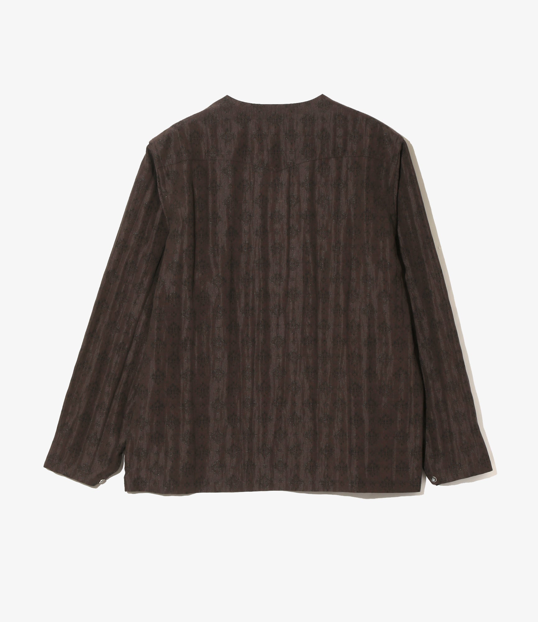 V-Neck Cowboy Shirt - Bordeaux - Bright Foulard