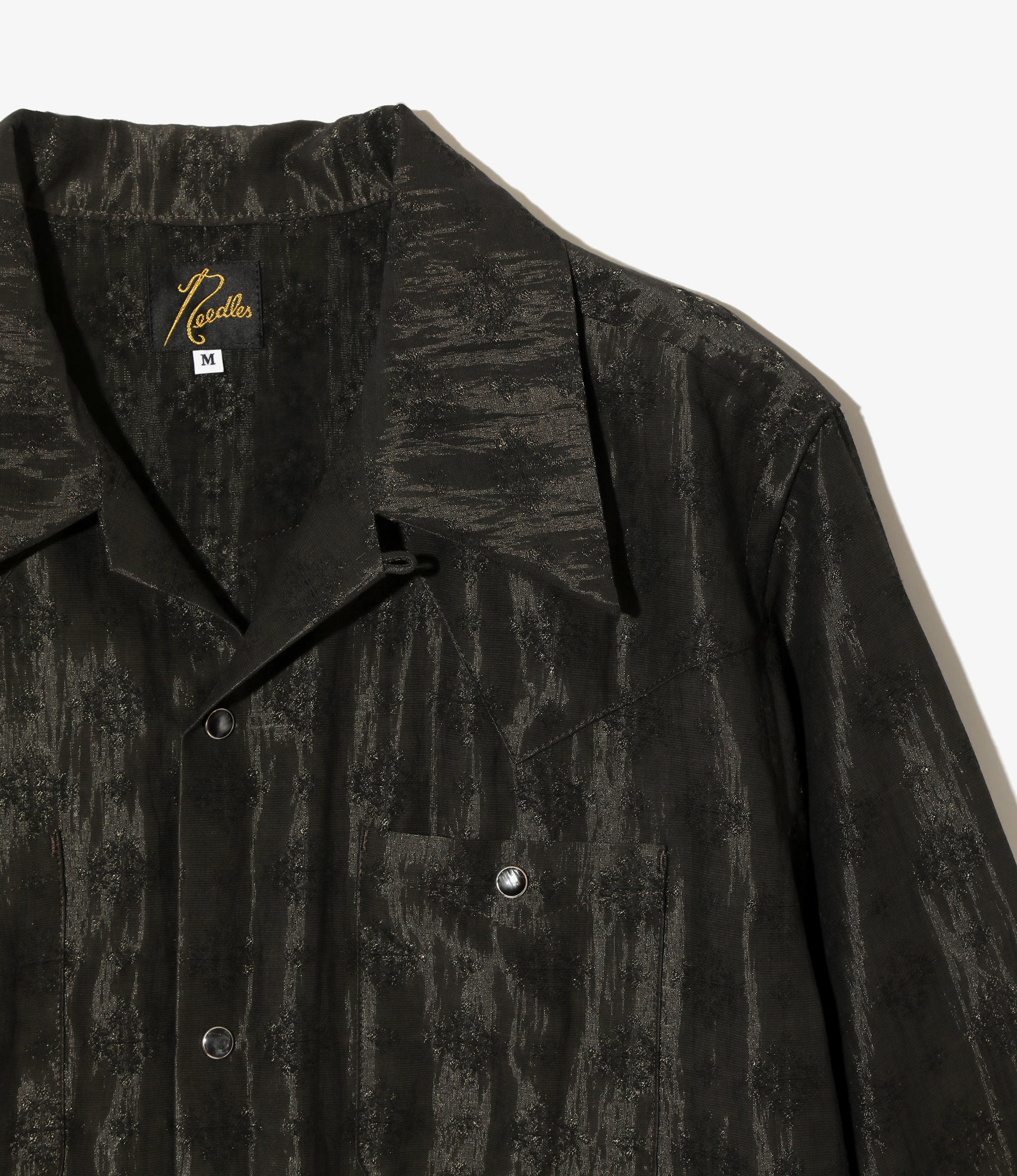 Cowboy One-Up Shirt - Black - Bright Foulard