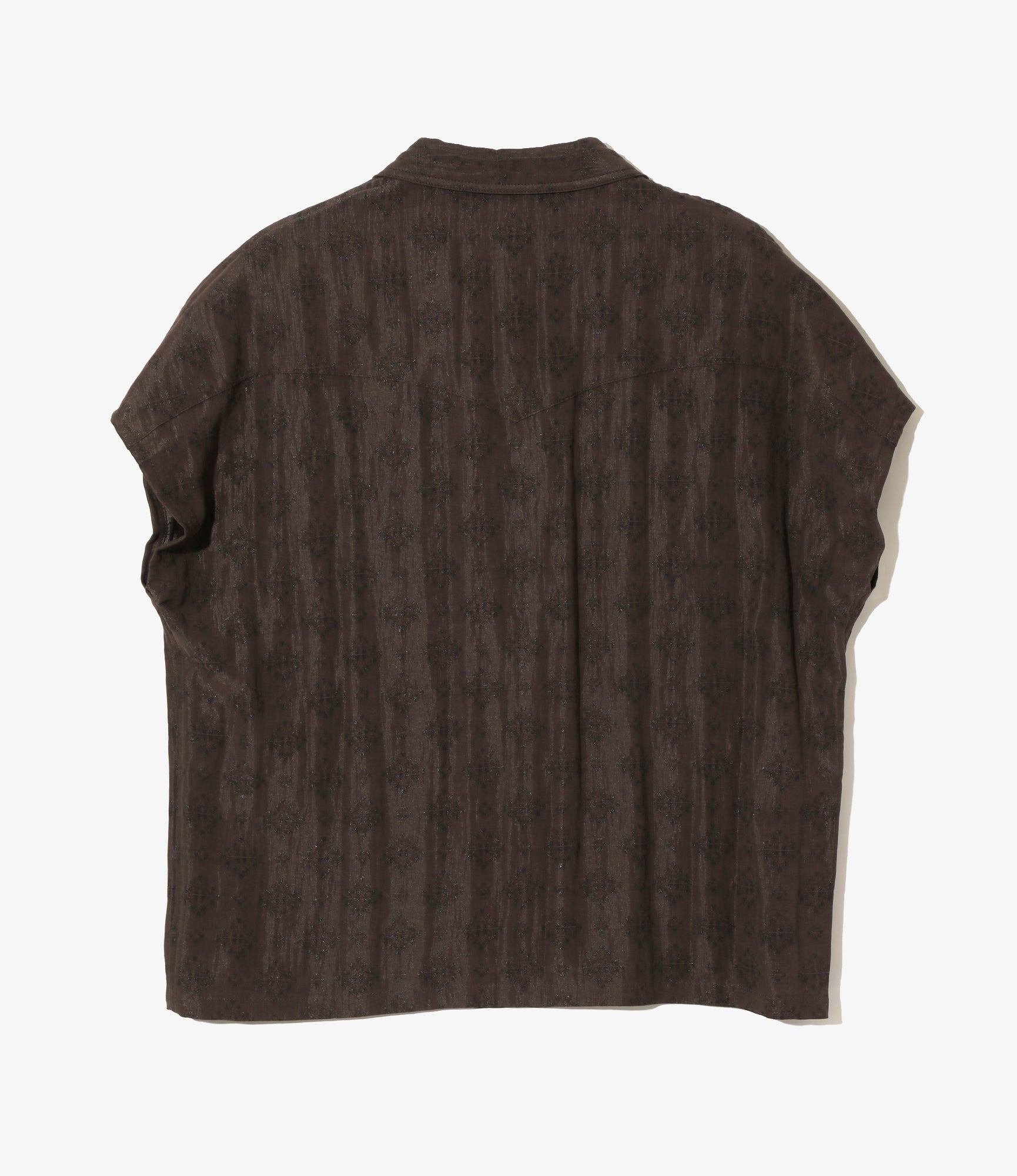 French Sleeve Cowboy Blouse - Bordeaux - Bright Foulard