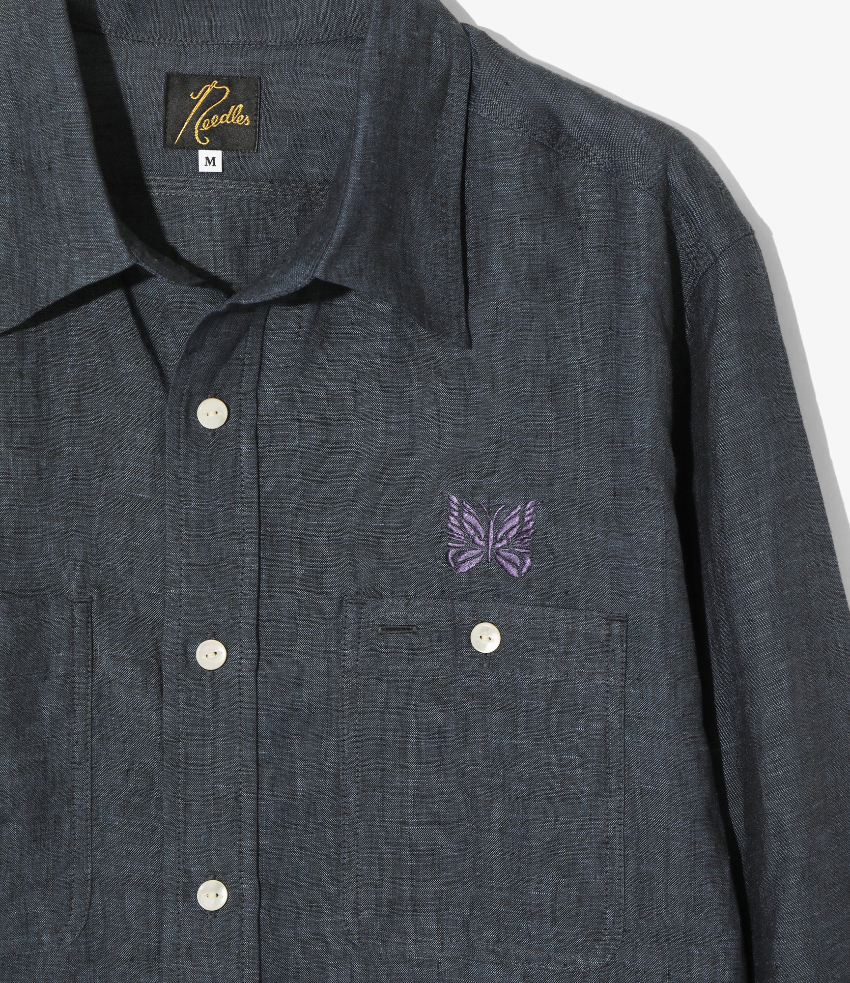 Work Shirt - Blue - Linen Chambray