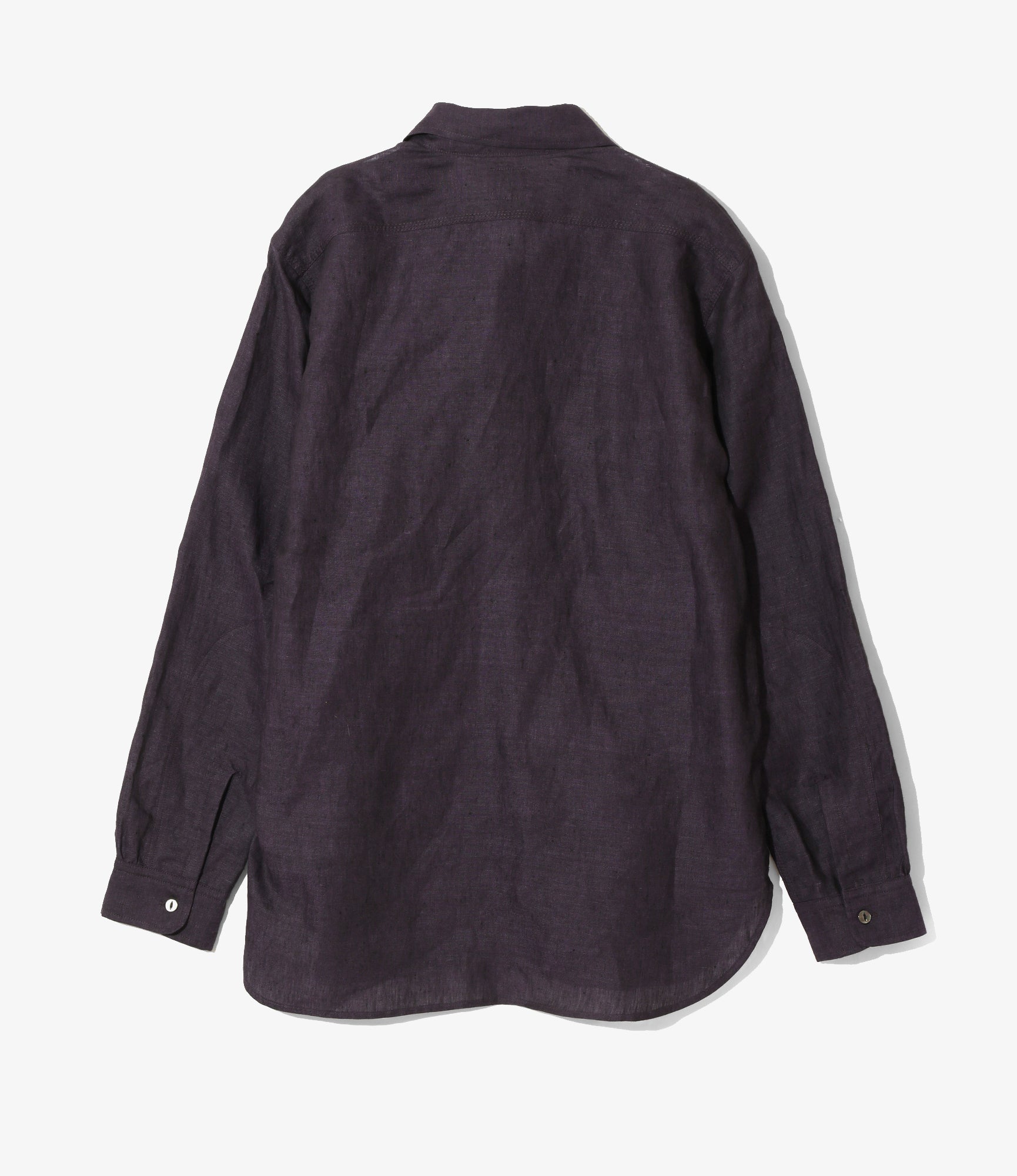 Work Shirt - Purple - Linen Chambray