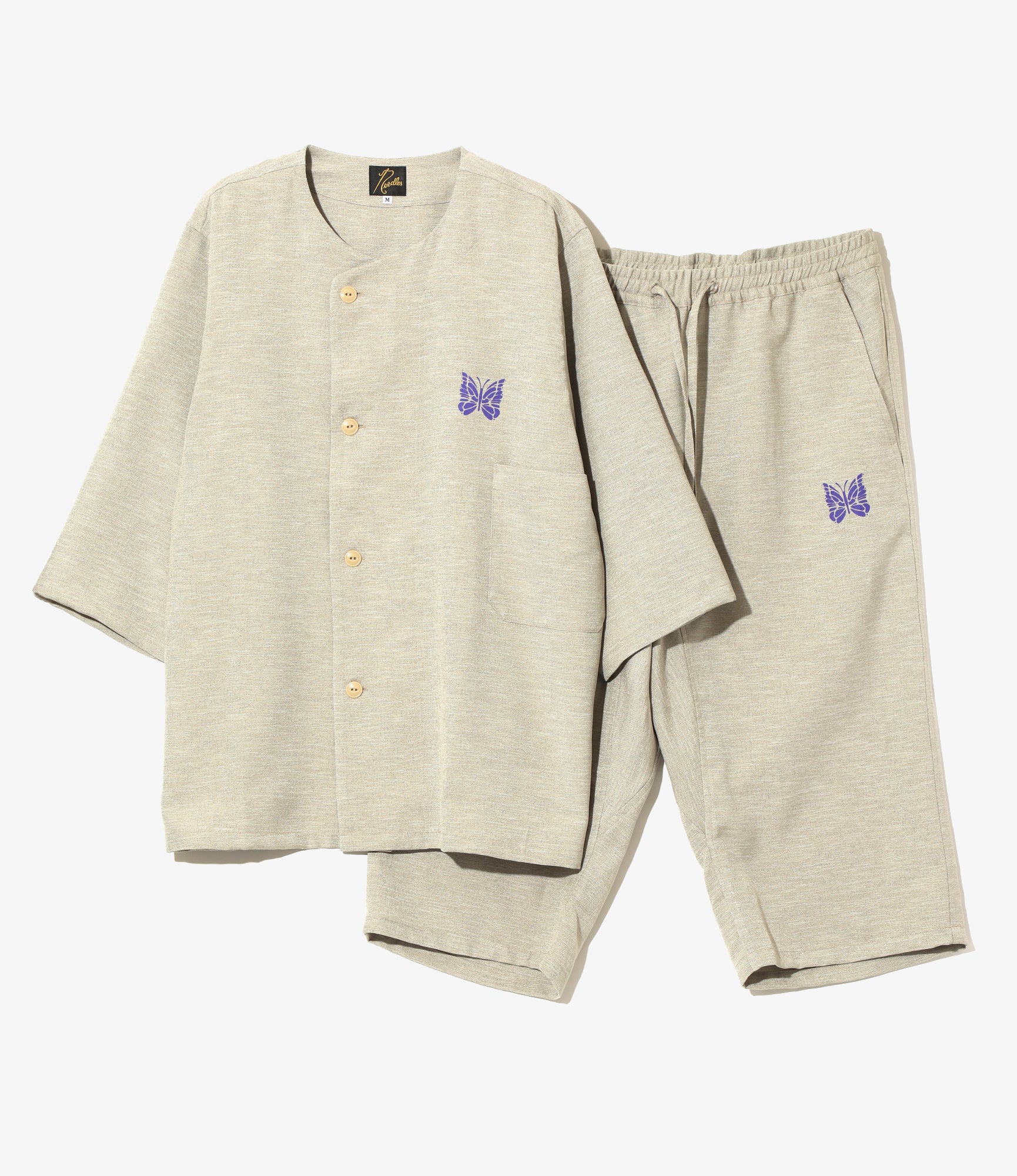 Pajama Set - Beige - Poly Oxford