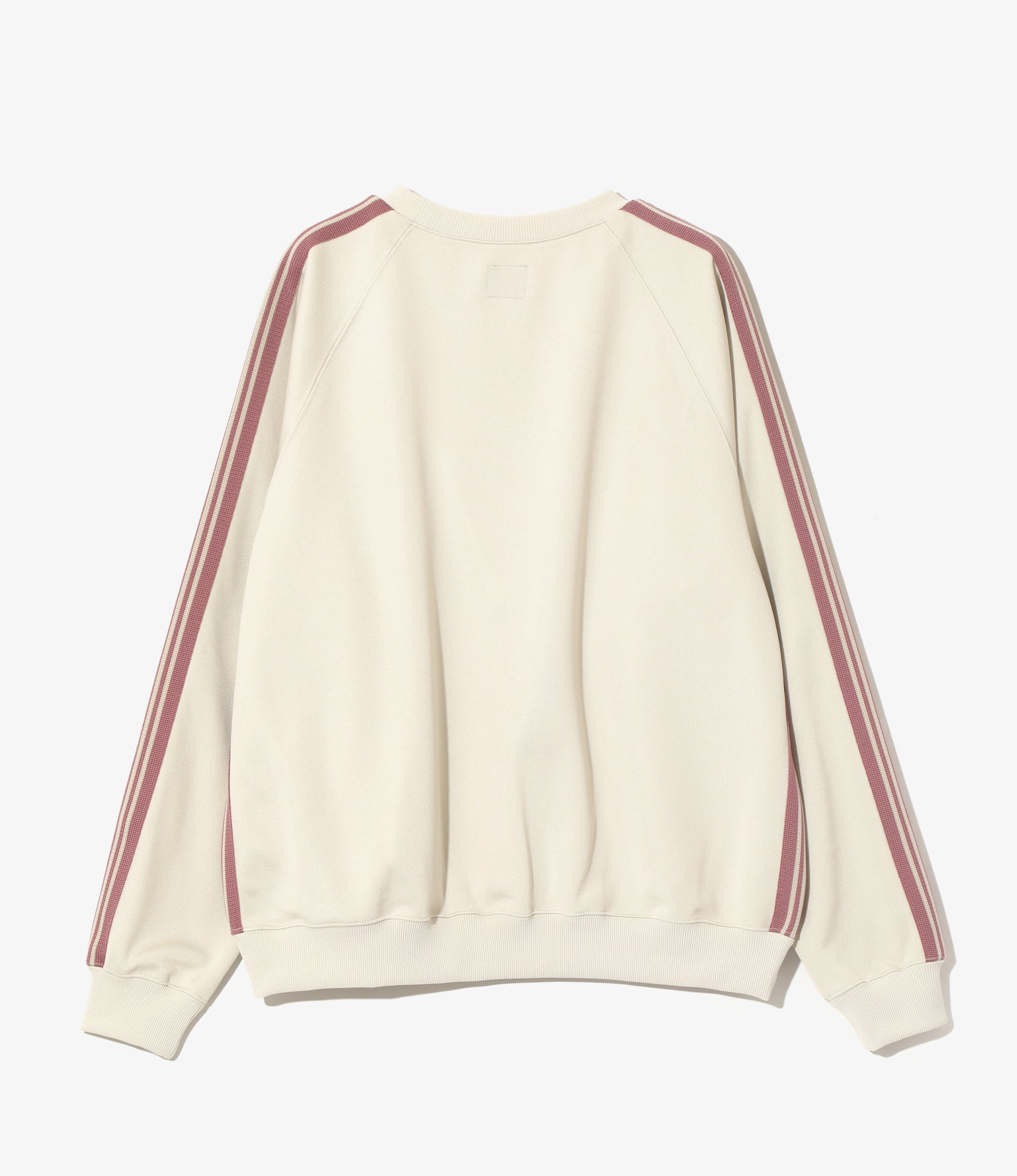 Track Crew Neck Shirt - Ivory - Poly Smooth
