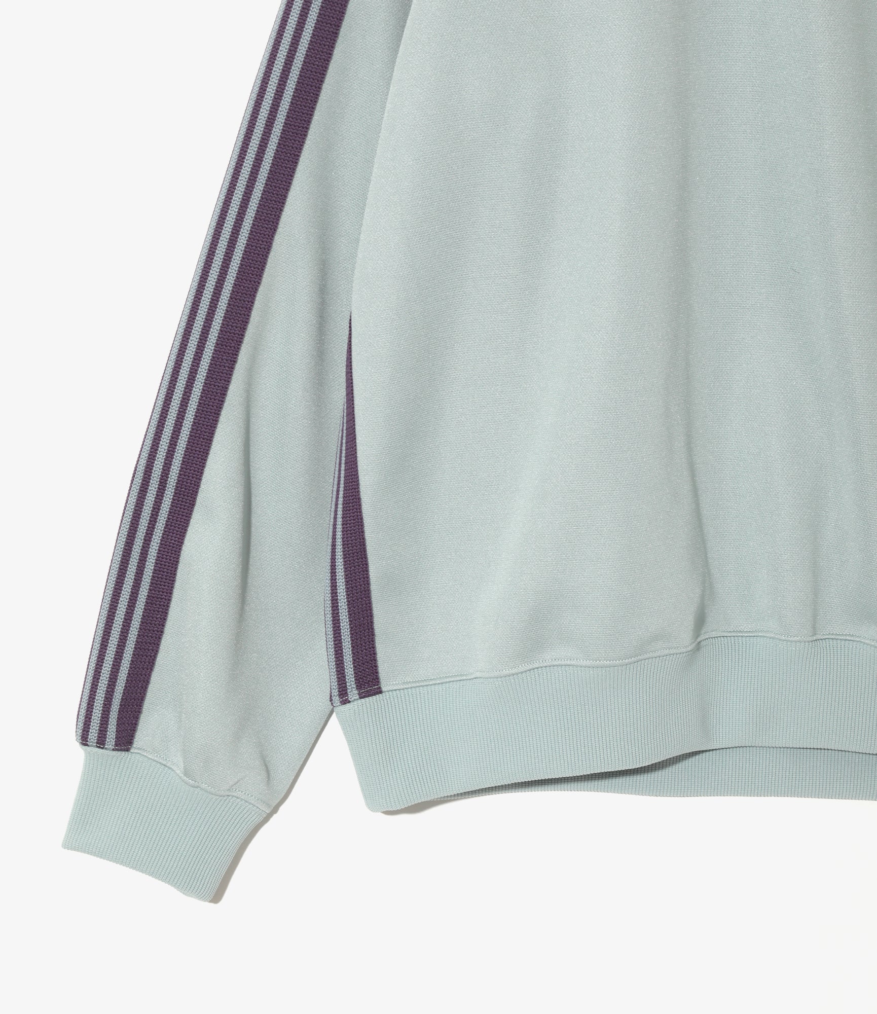 Track Crew Neck Shirt - Sax - Poly Smooth