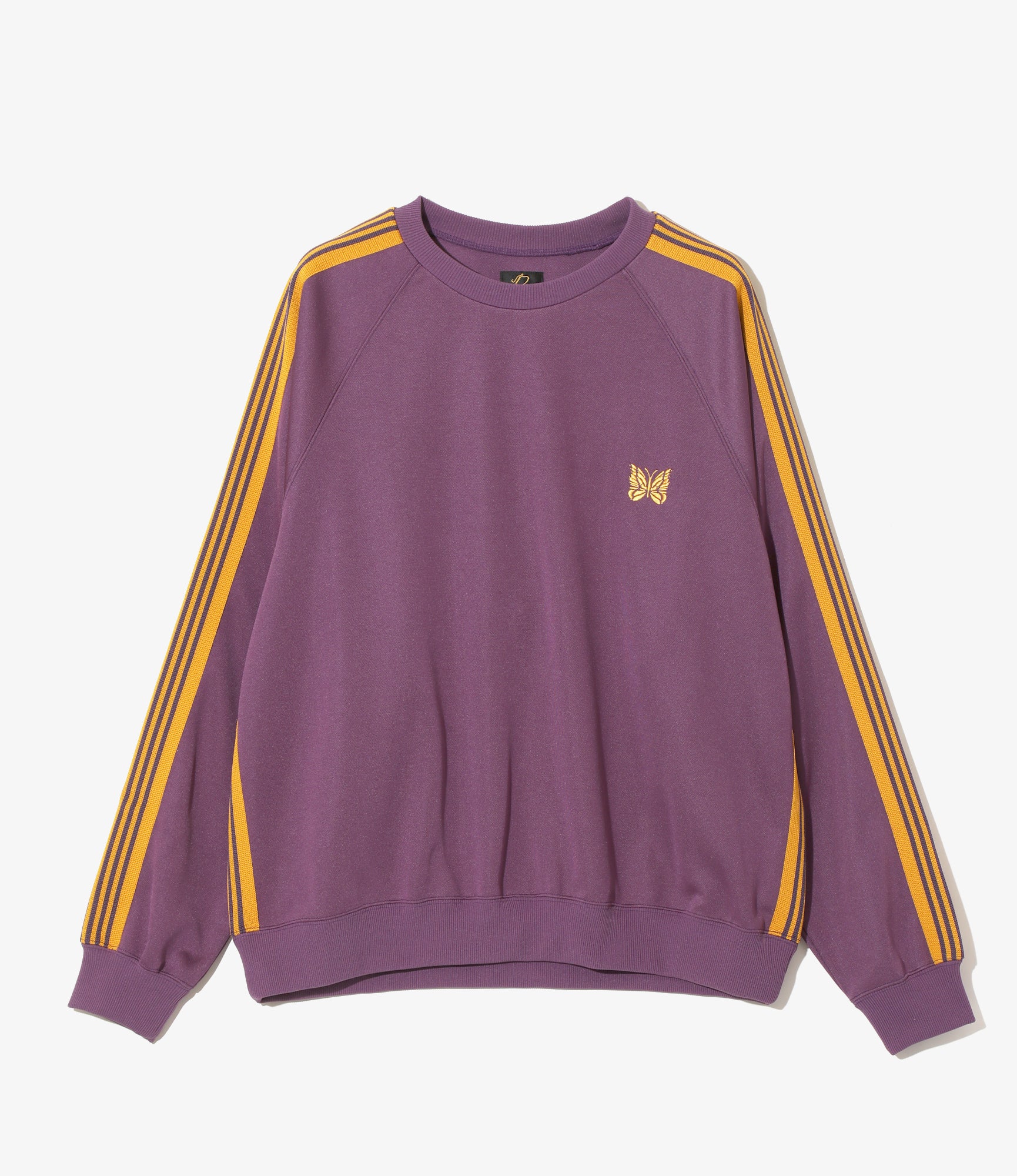 Track Crew Neck Shirt - Purple - Poly Smooth