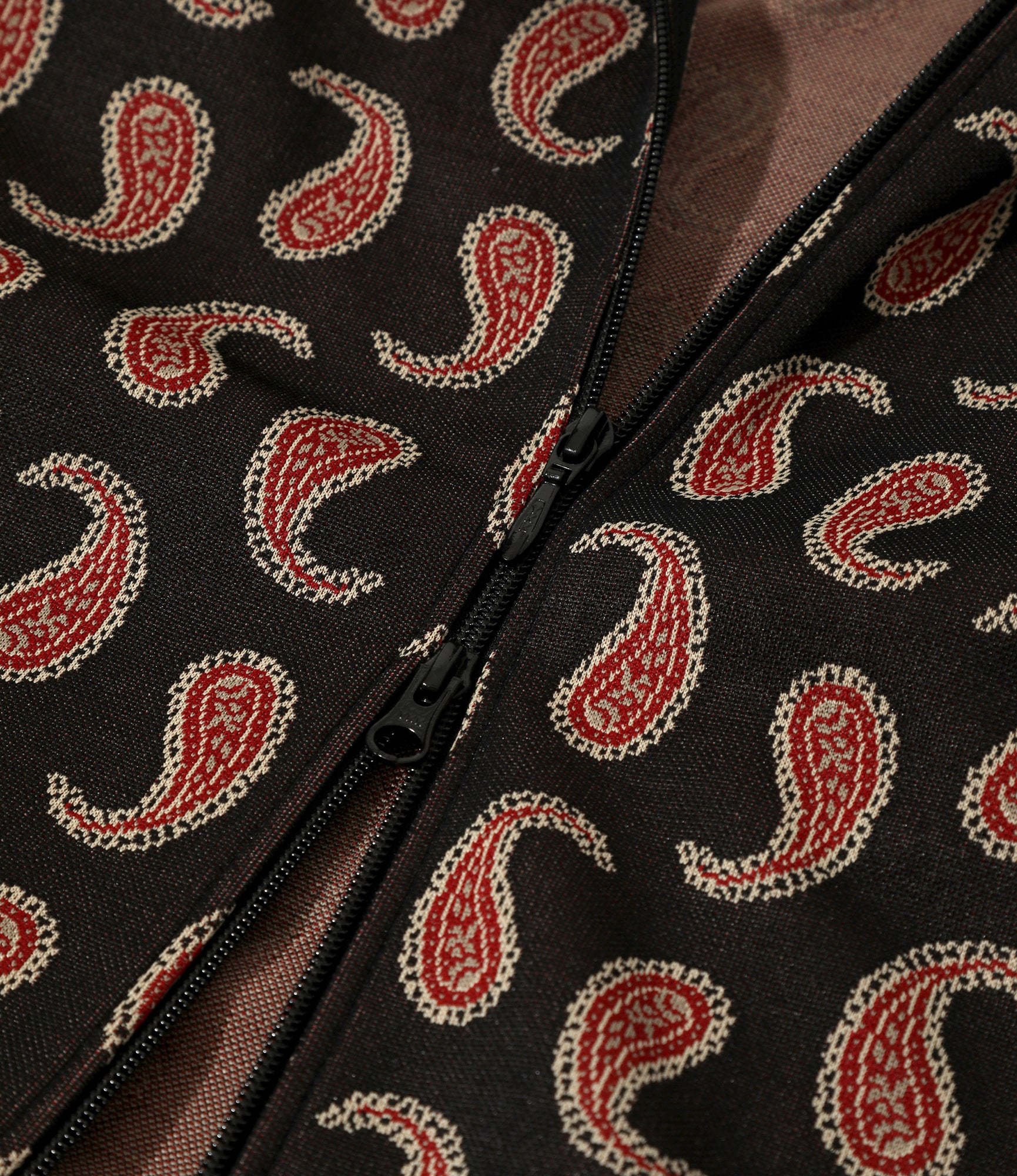 Track Jacket - Paisley - Poly Jacquard