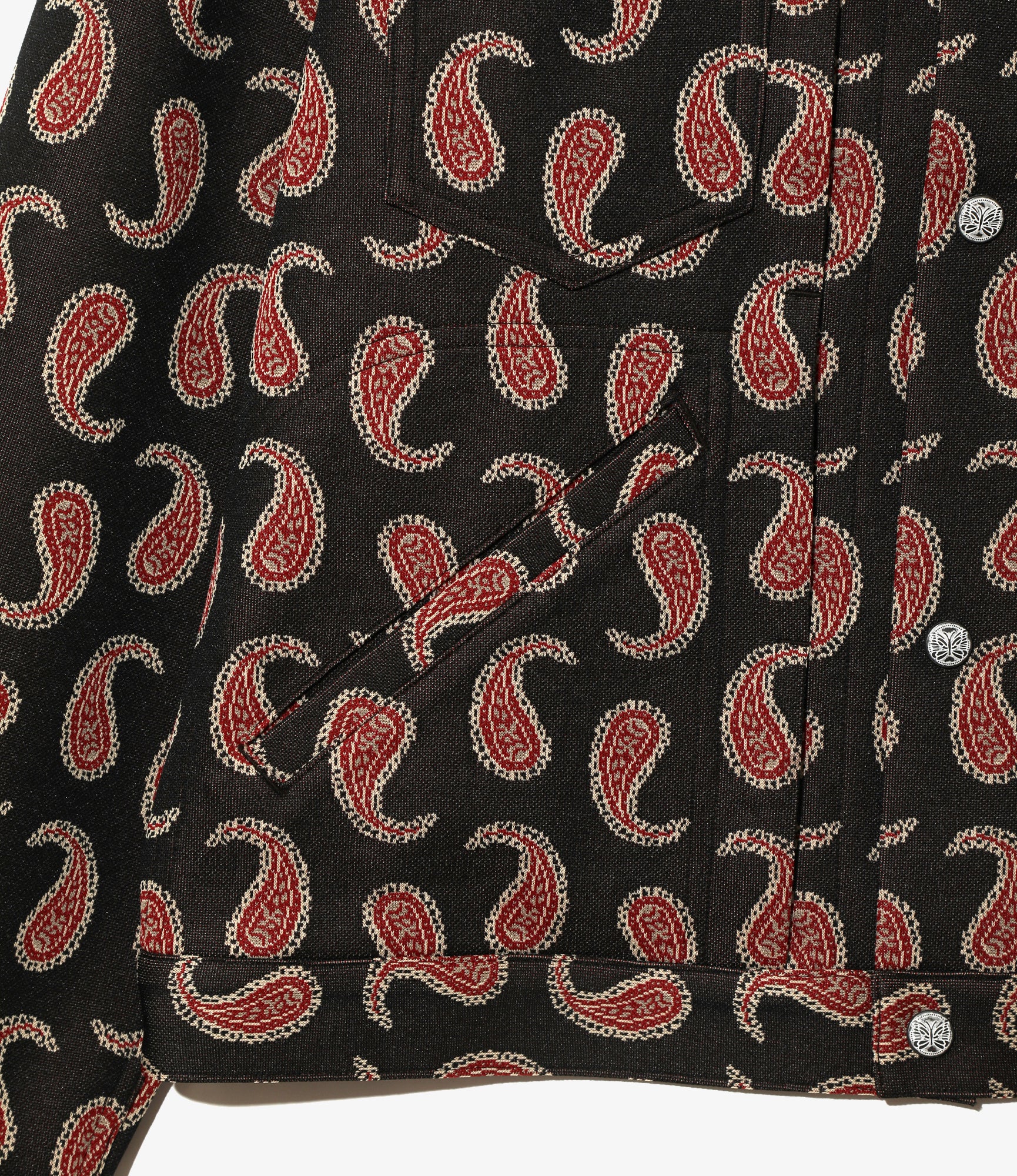 Penny Jean Jacket - Paisley - Poly Jacquard
