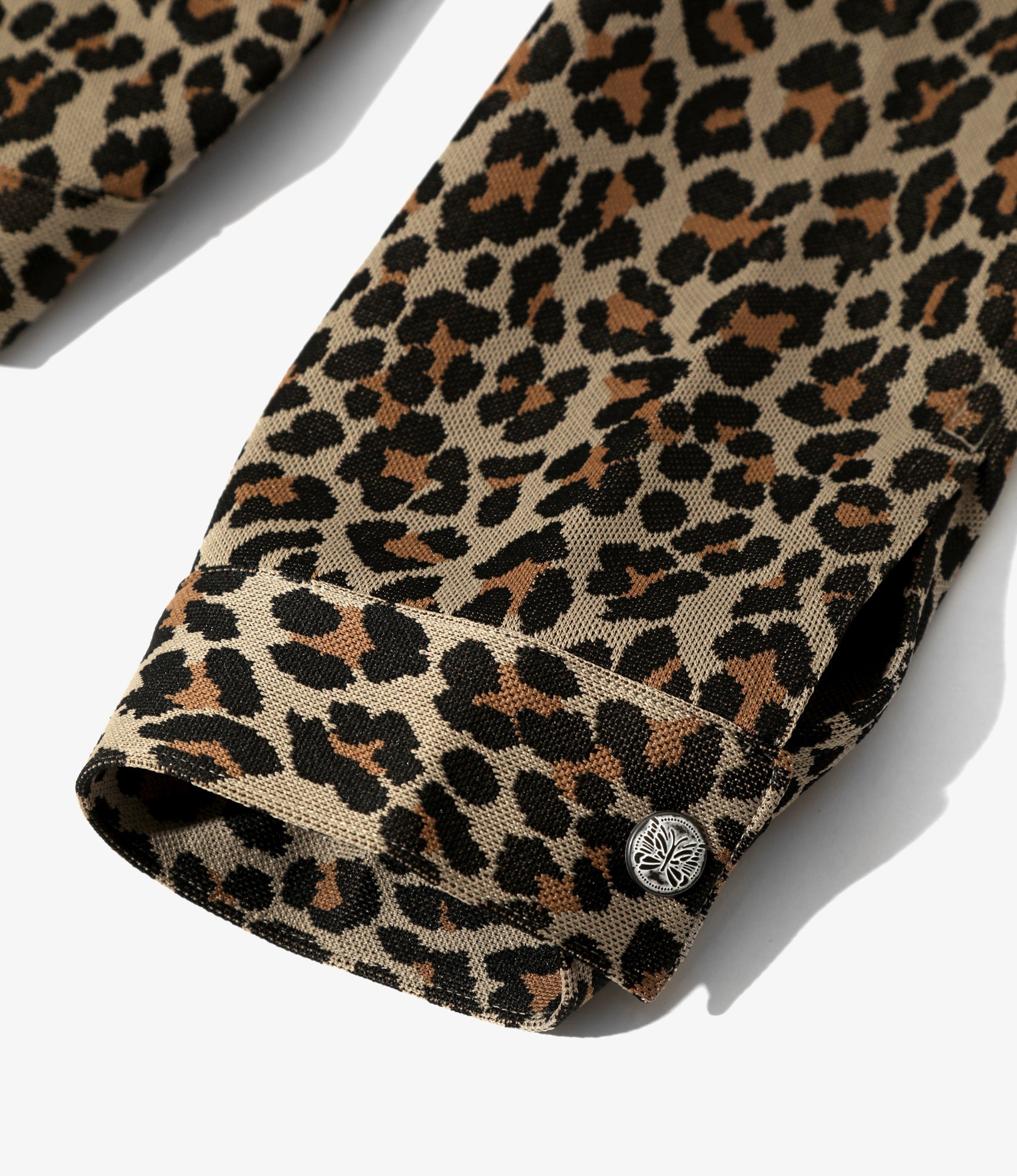Penny Jean Jacket - Leopard - Poly Jacquard