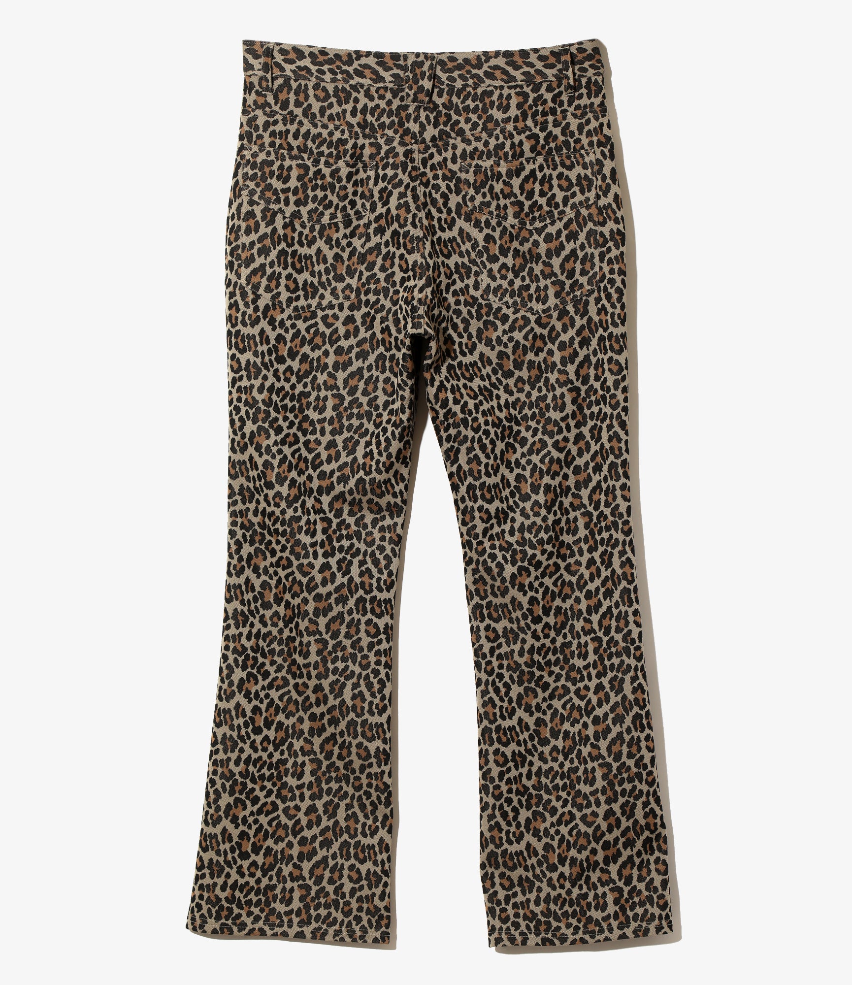 Boot-Cut Jean - Leopard - Poly Jacquard