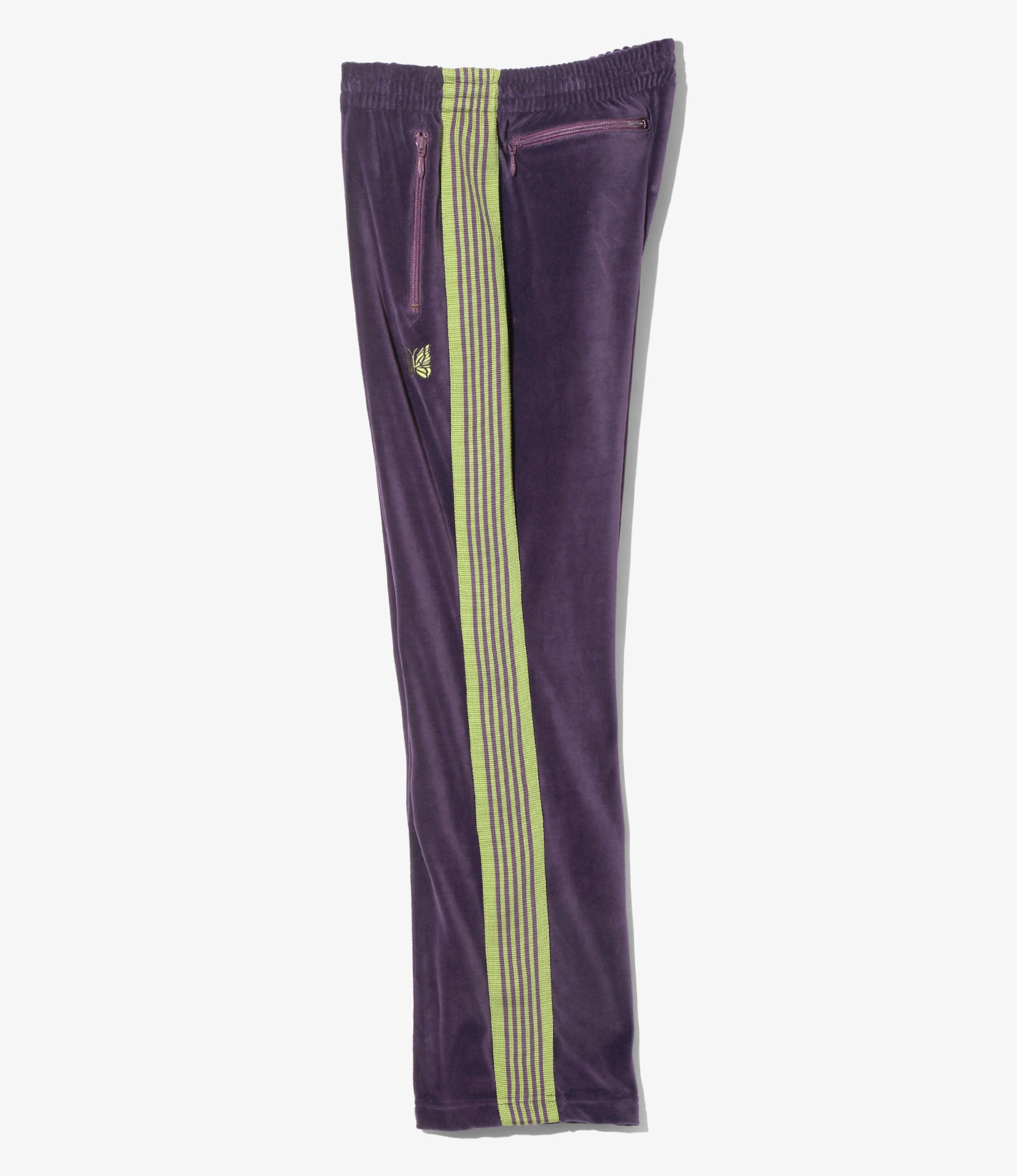 Narrow Track Pant - Purple - C/PE Velour