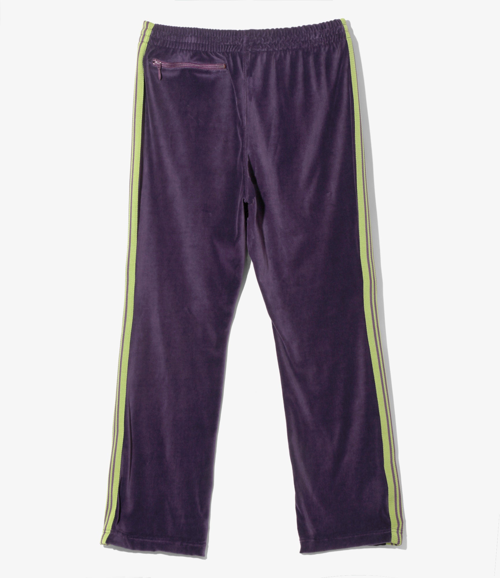 Narrow Track Pant - Purple - C/PE Velour