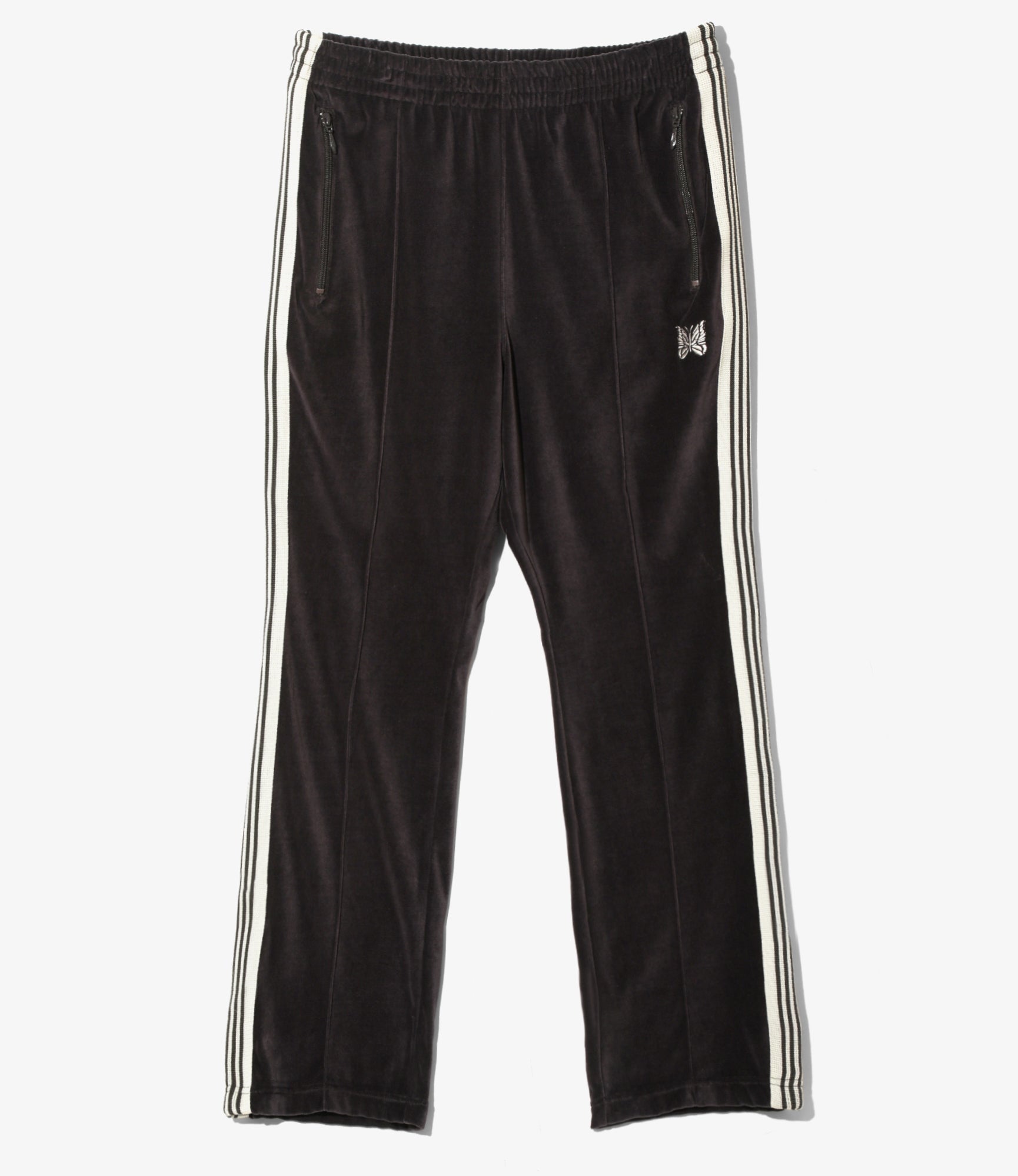 Narrow Track Pant - Charcoal - C/PE Velour