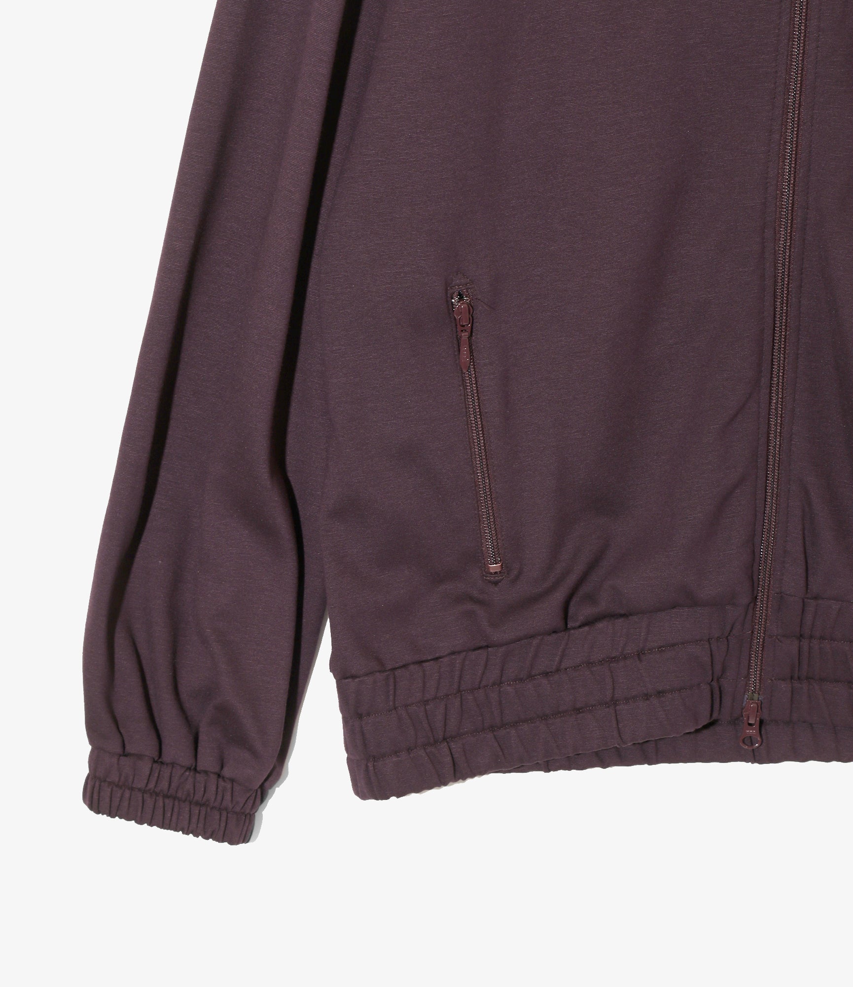 Fringe Track Jacket - Purple - Rayon Jersey