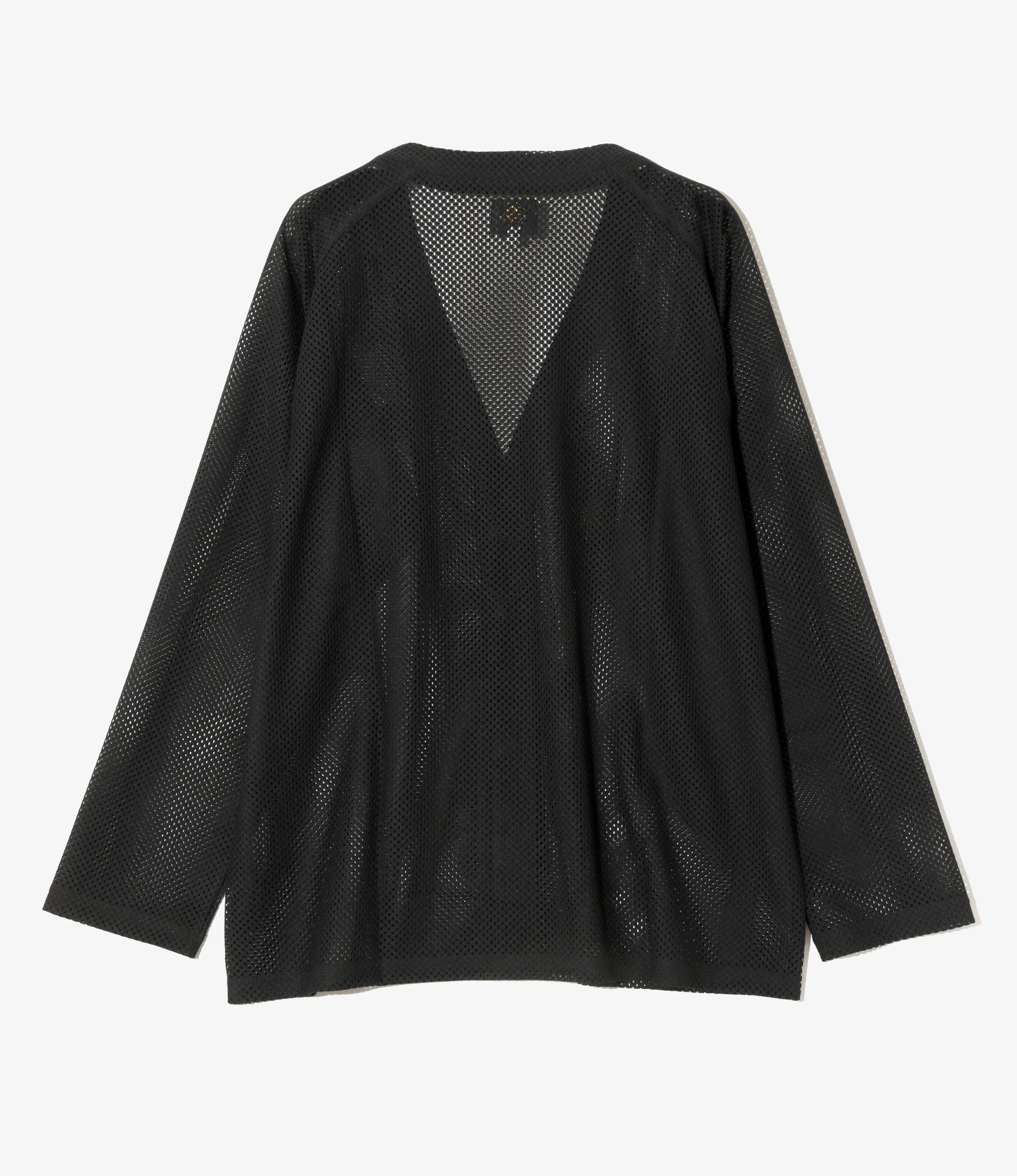 V-Neck Cardigan - Black - Raschel Lace