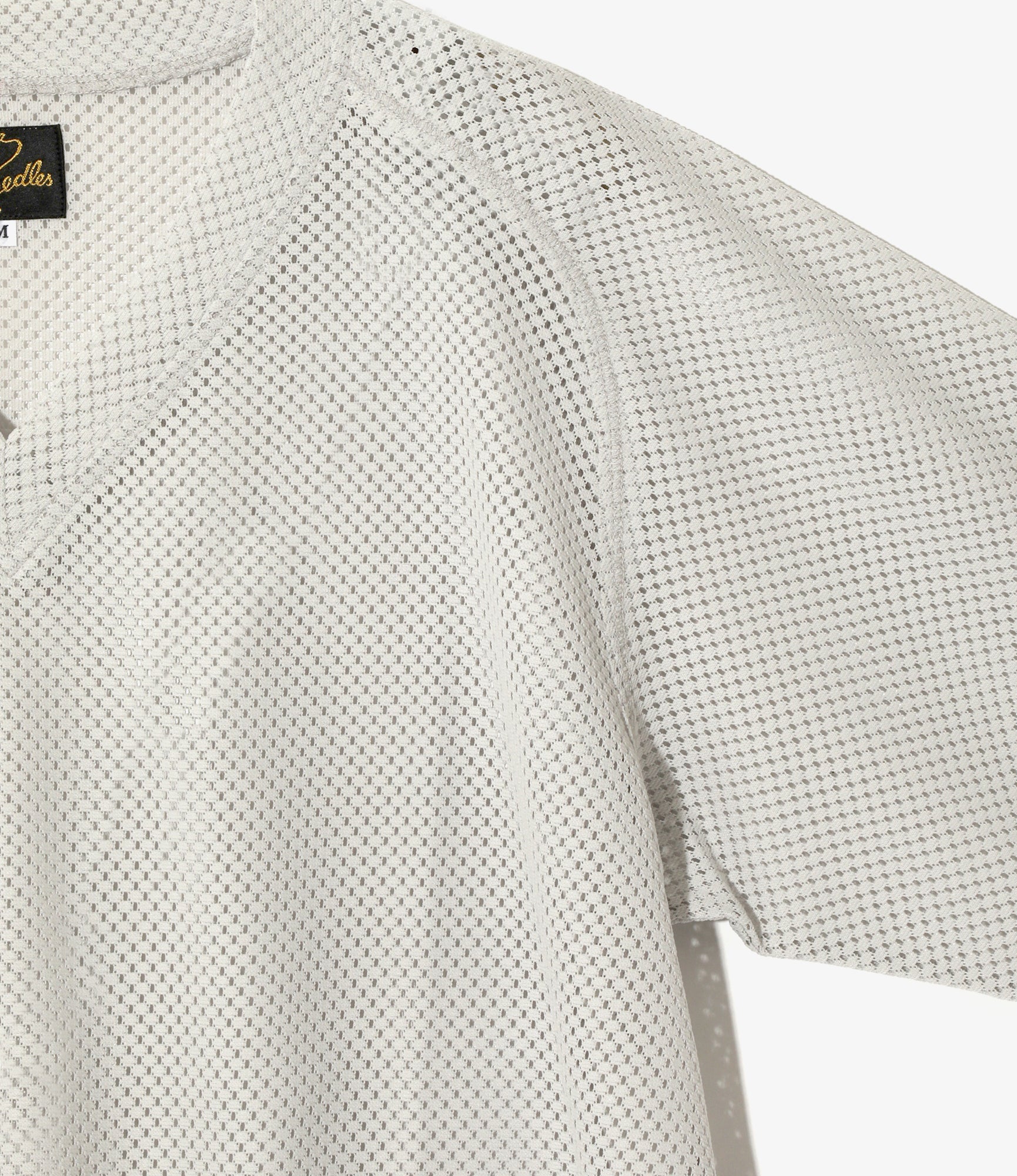 L/S V-Neck Tee - Lt. Grey - Raschel Lace