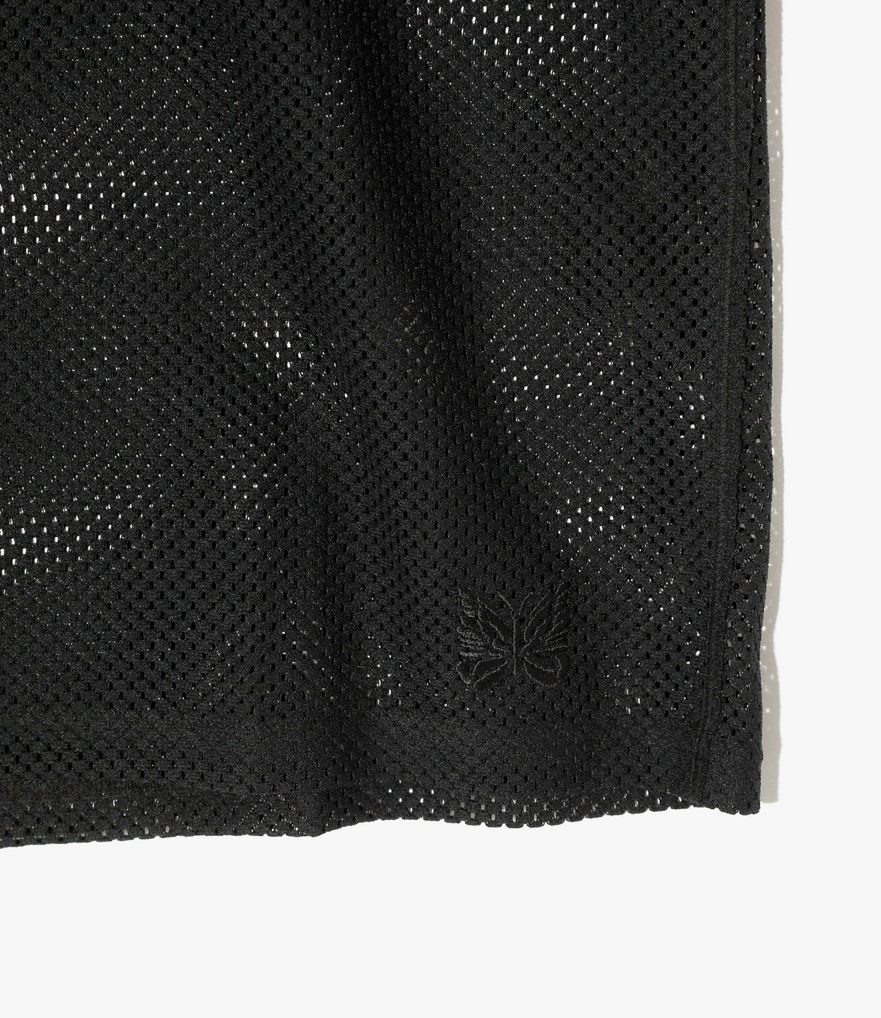 L/S V-Neck Tee - Black - Raschel Lace