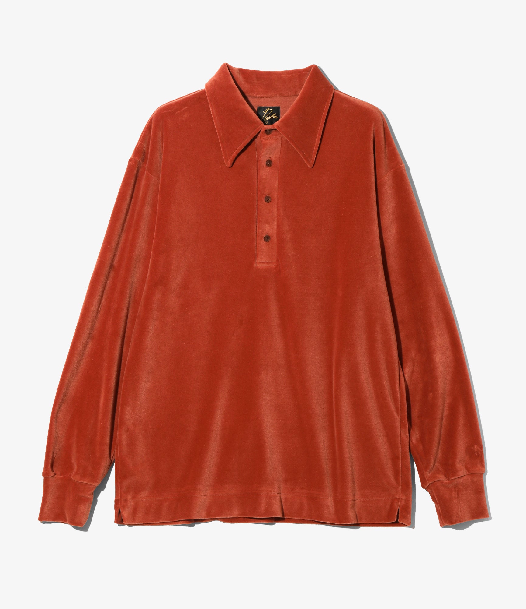 Pullover Shirt - Orange - Velour Jersey