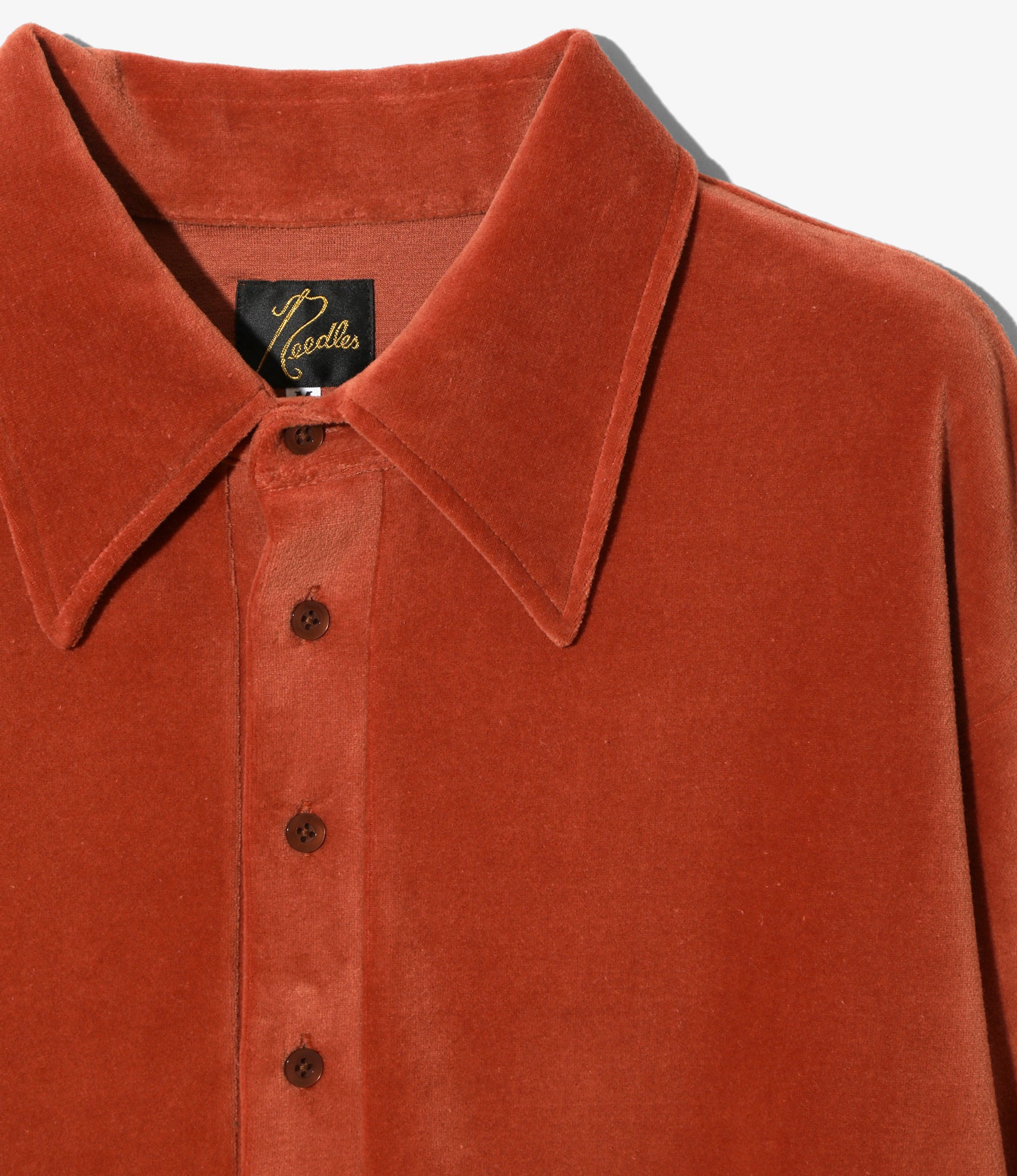 Pullover Shirt - Orange - Velour Jersey