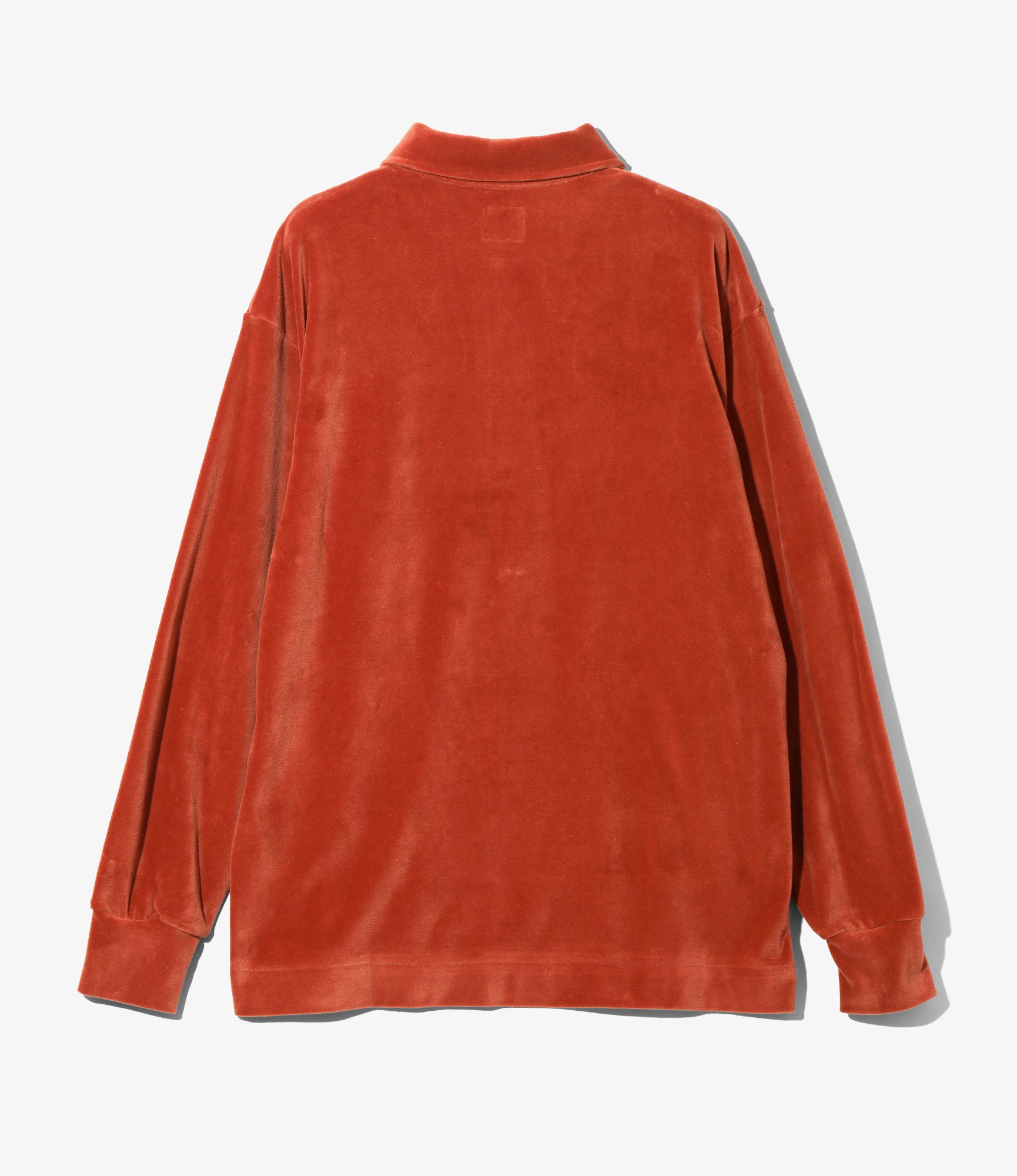 Pullover Shirt - Orange - Velour Jersey