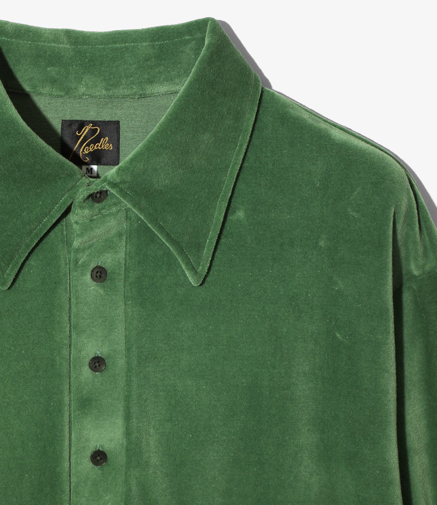 Pullover Shirt - Green - Velour Jersey