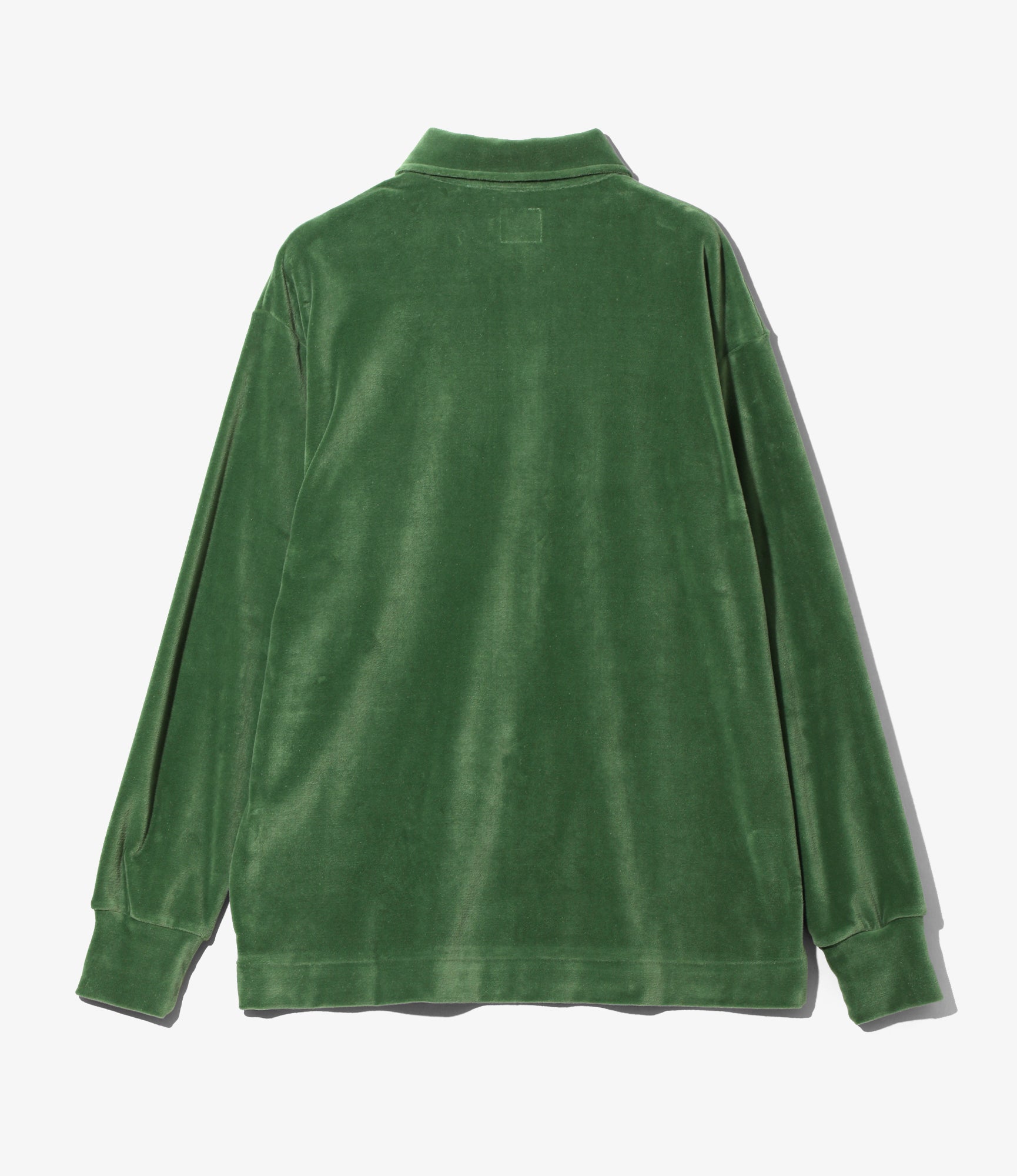 Pullover Shirt - Green - Velour Jersey