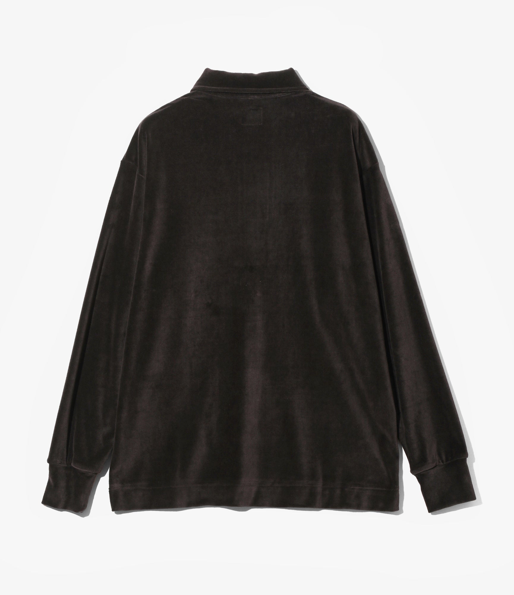 Pullover Shirt - Brown - Velour Jersey