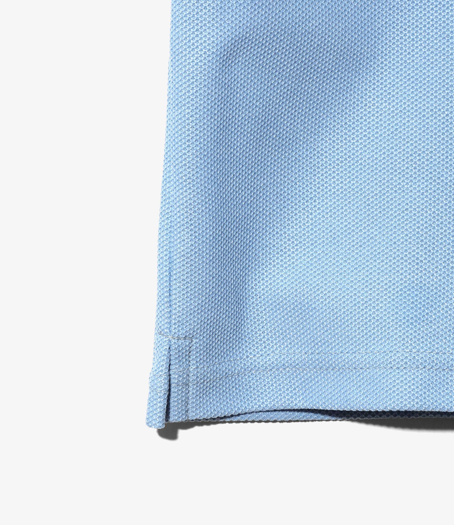 S/S Polo Shirt - Sax - Poly Pique