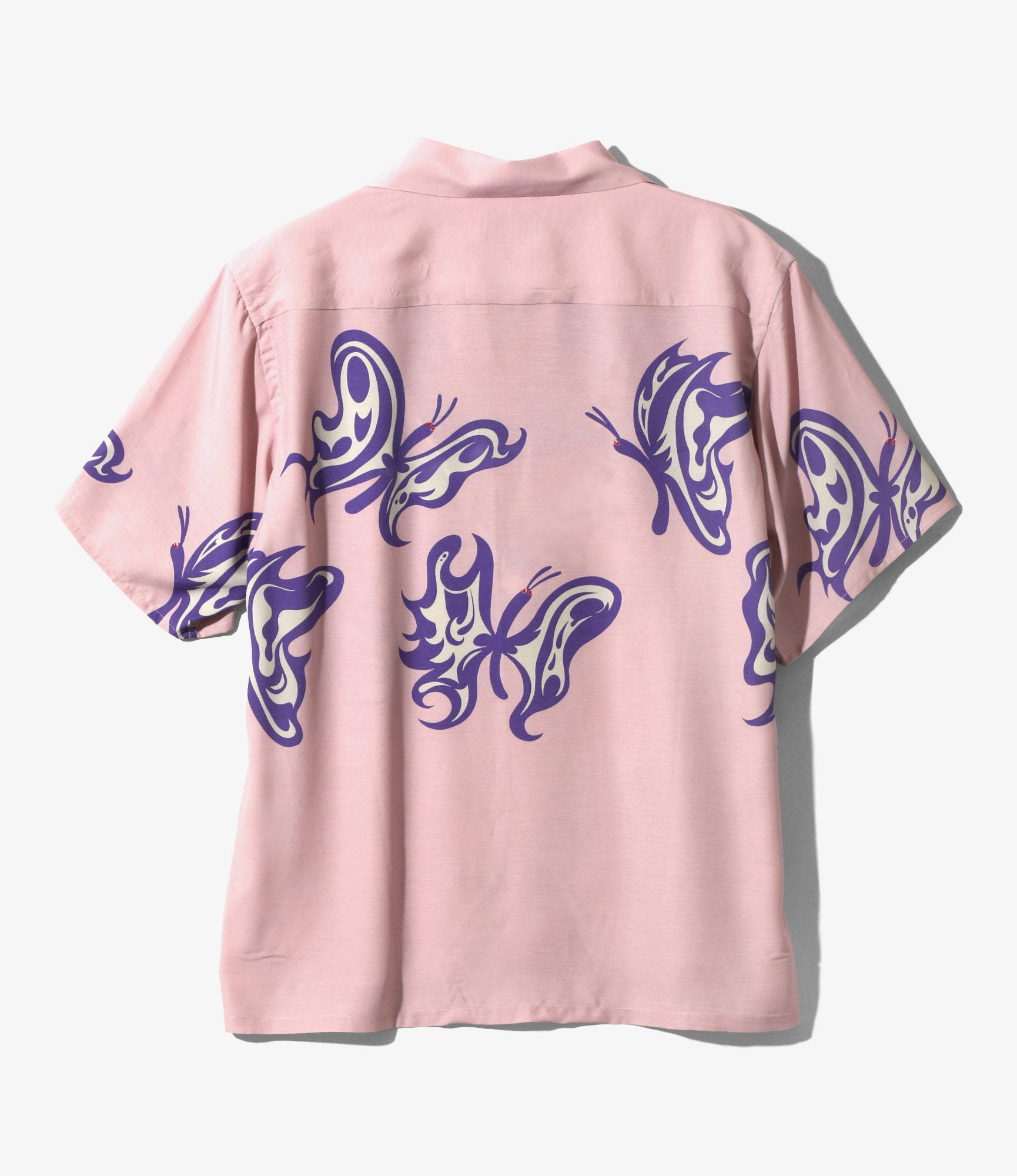 Needles x Kae Tanaka S/S One-Up Shirt - Old Rose - KT Papillon