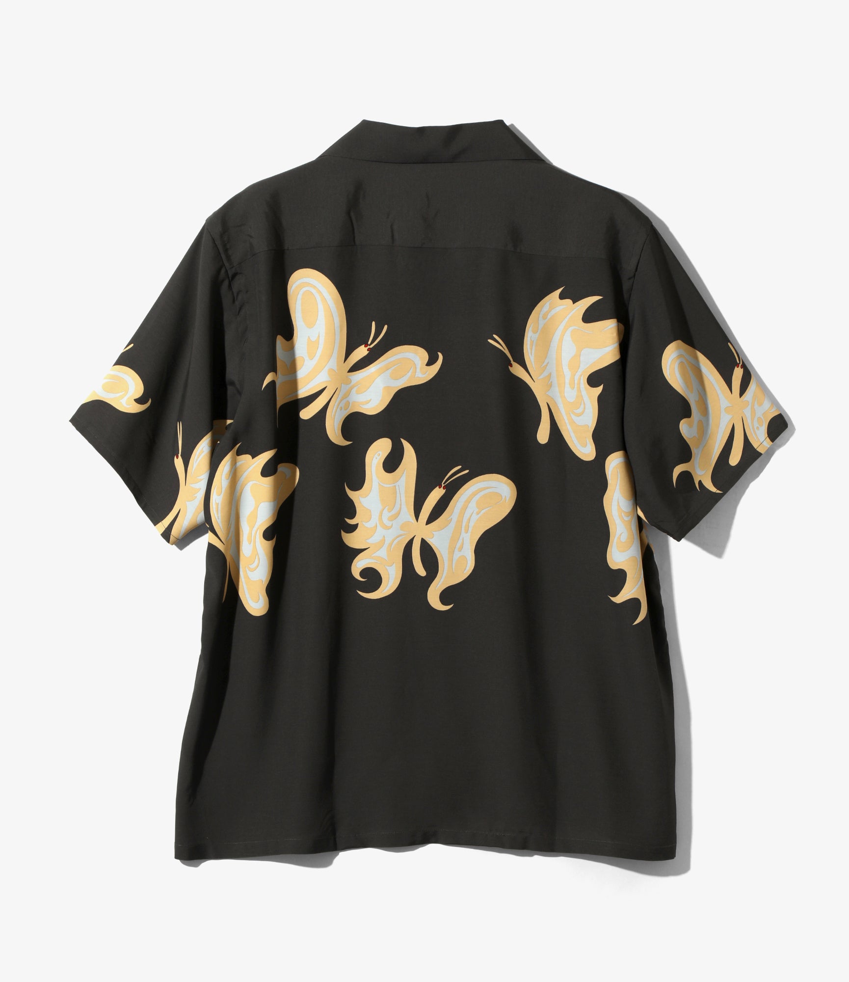 Needles x Kae Tanaka S/S One-Up Shirt - Black - KT Papillon