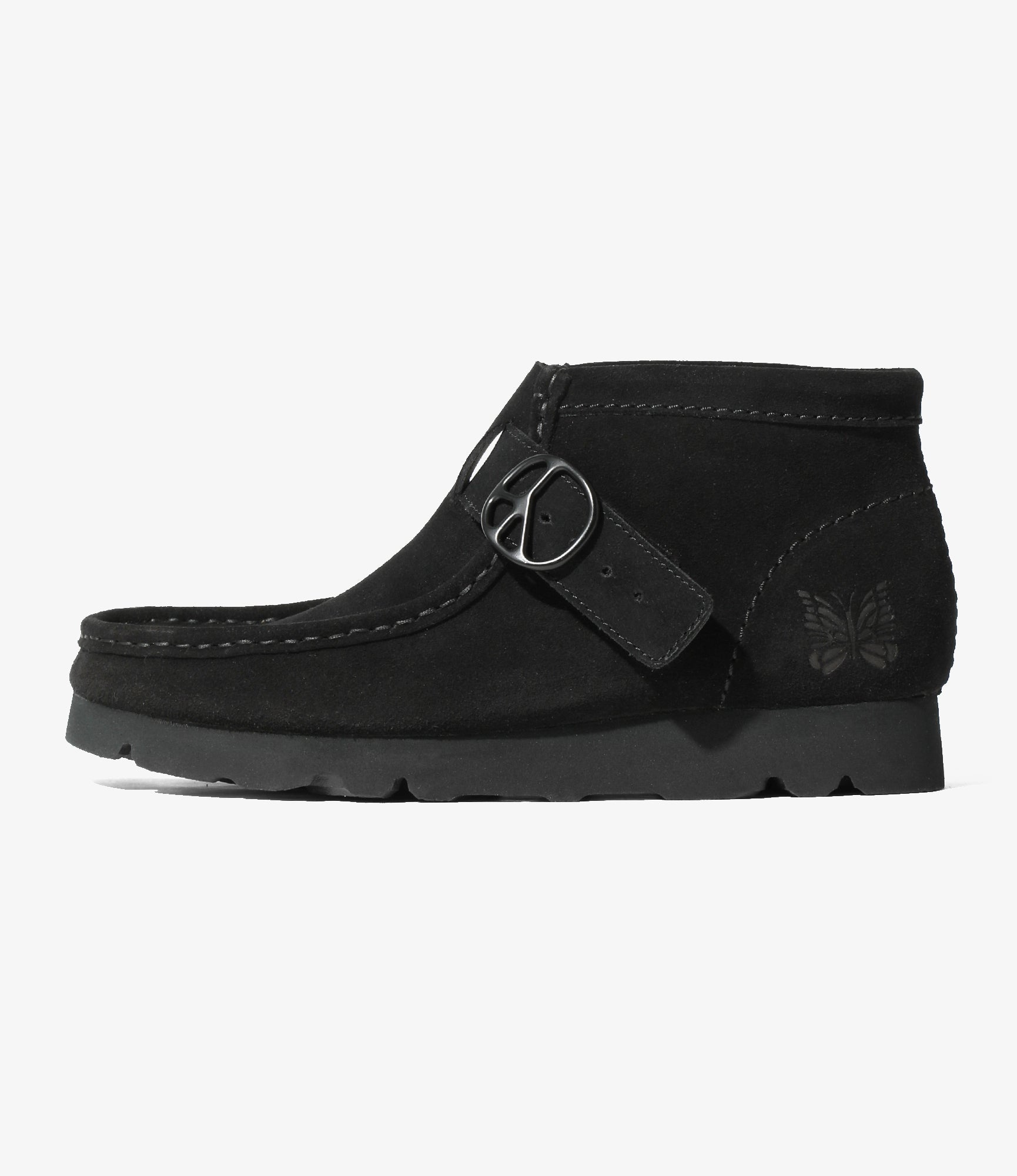 Needles x Clarks - Wallabee Strap Boots - Black