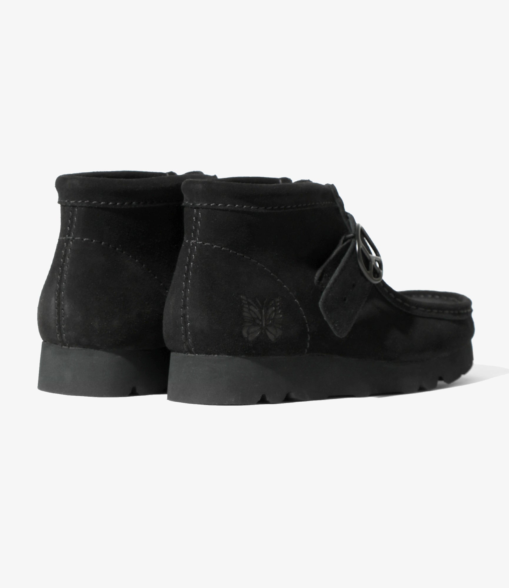 Needles x Clarks - Wallabee Strap Boots - Black