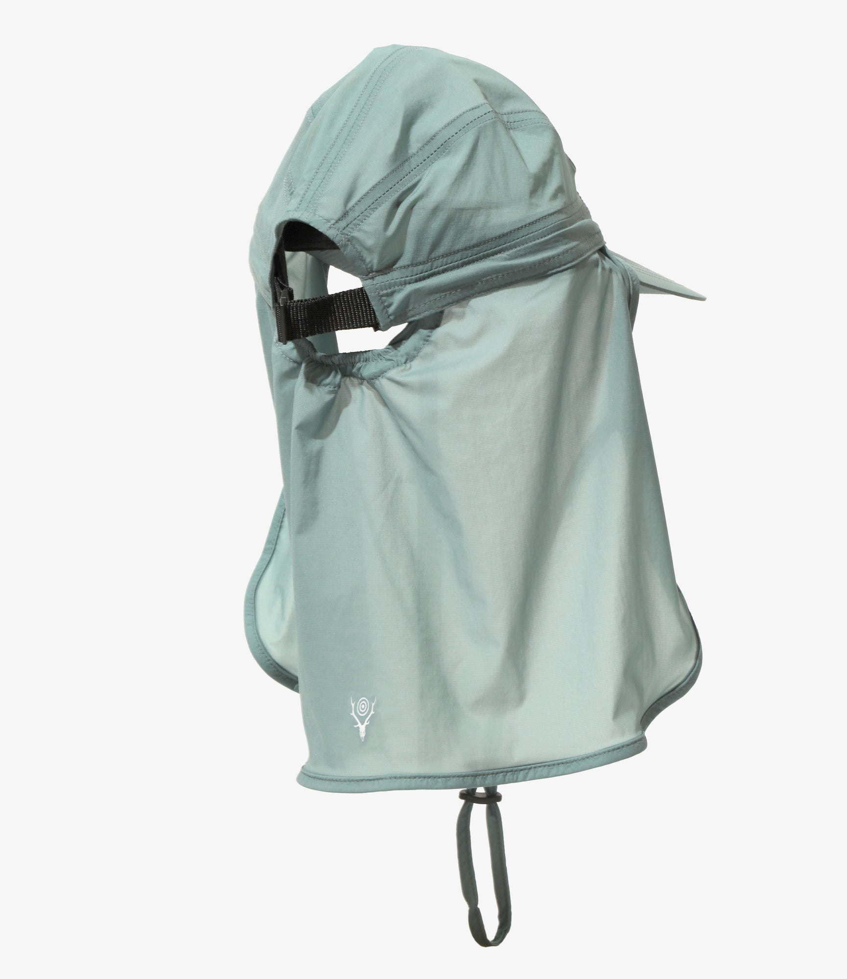 Sunshade Cap - Green - Nylon Poplin