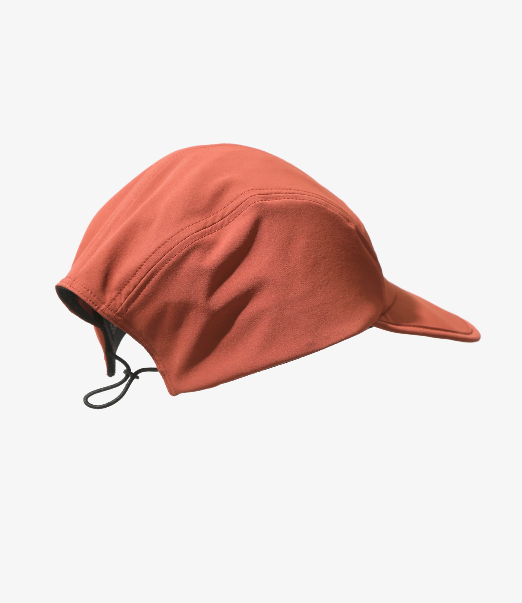Cycle Cap - Brick - Poly Taffeta