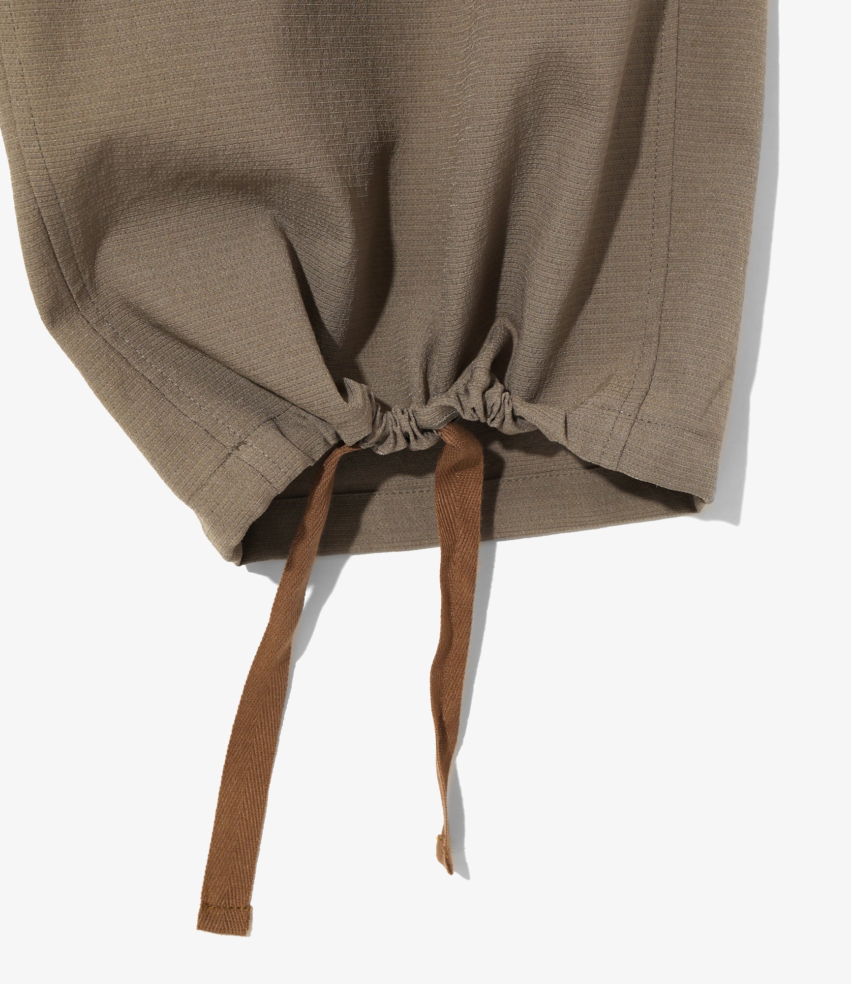 String Cuff Balloon Pant - Taupe - Poly Coolish Cloth