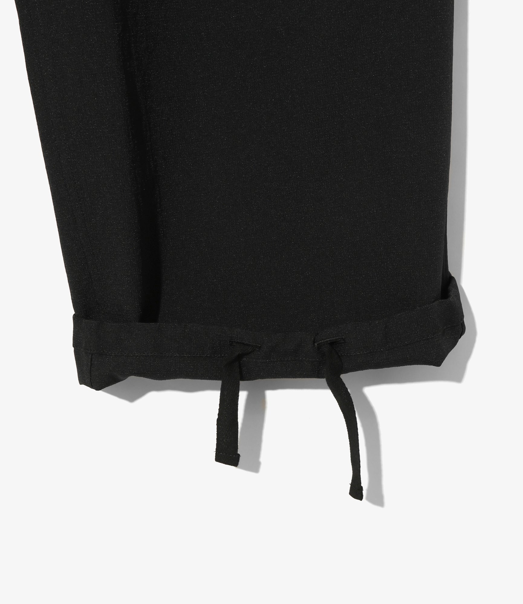 String Cuff Balloon Pant - Black - Poly Coolish Cloth