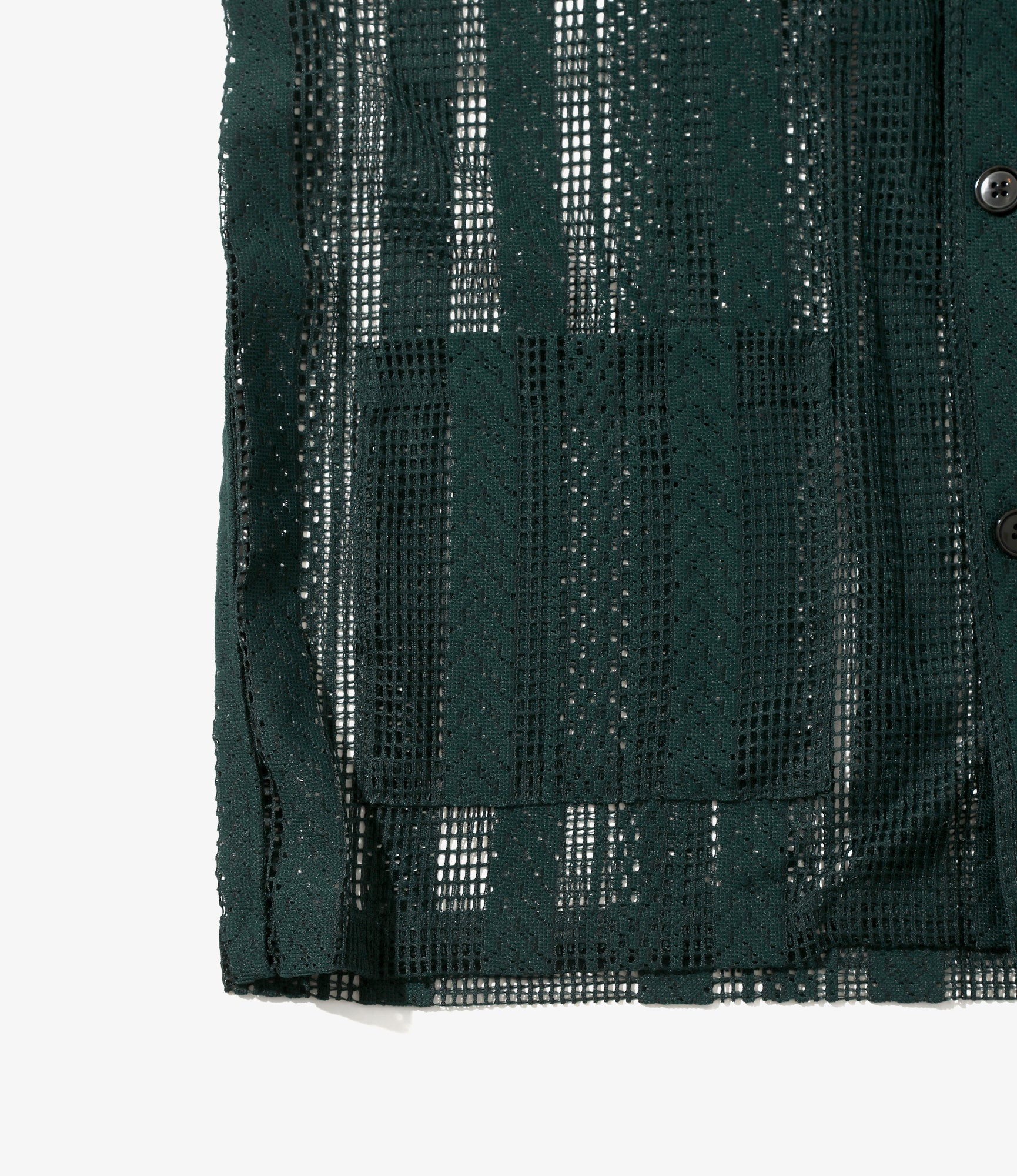Cabana Shirt - Green - Poly Lace