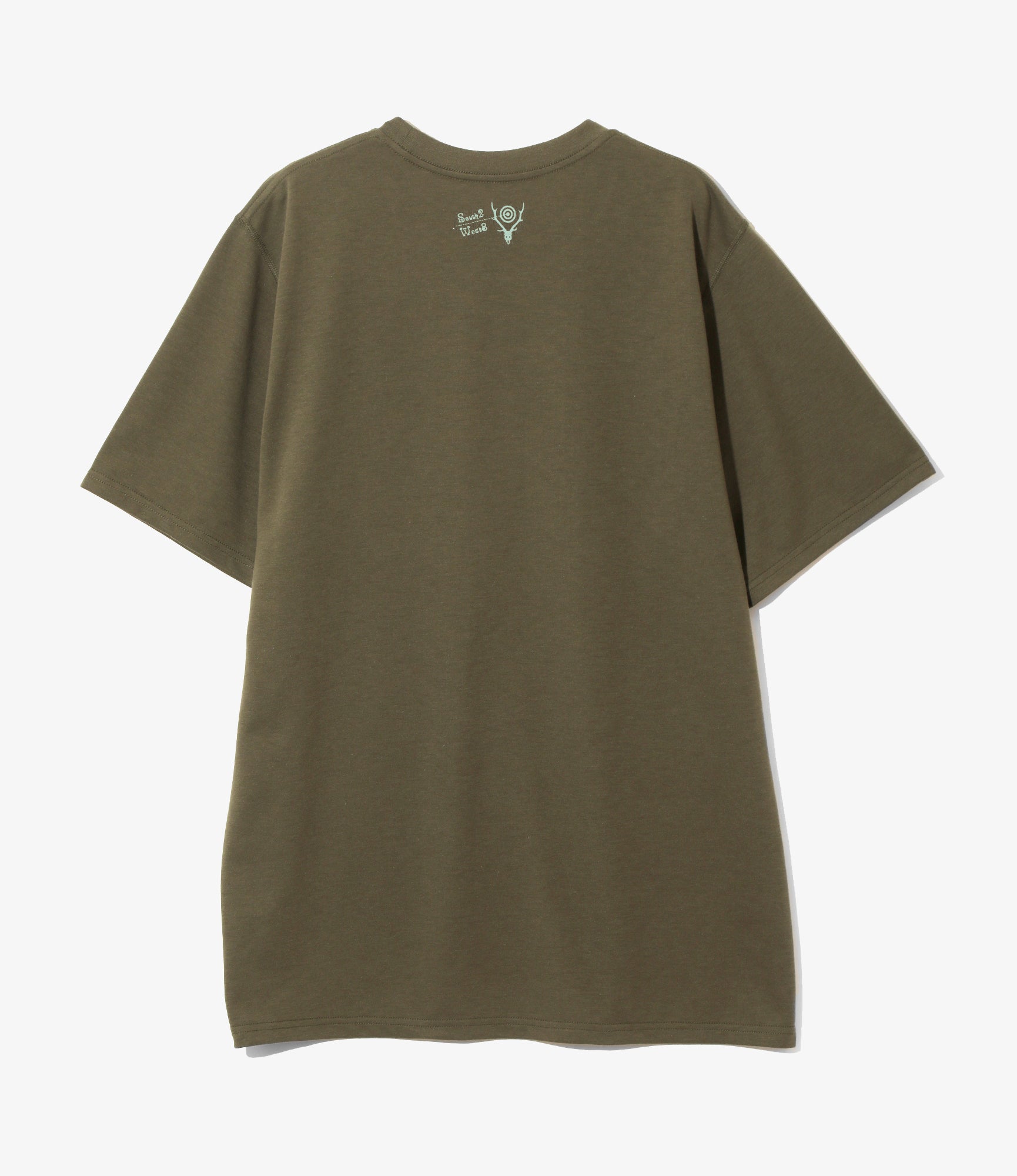 S/S Crew Neck Tee - Olive - Skull&Target